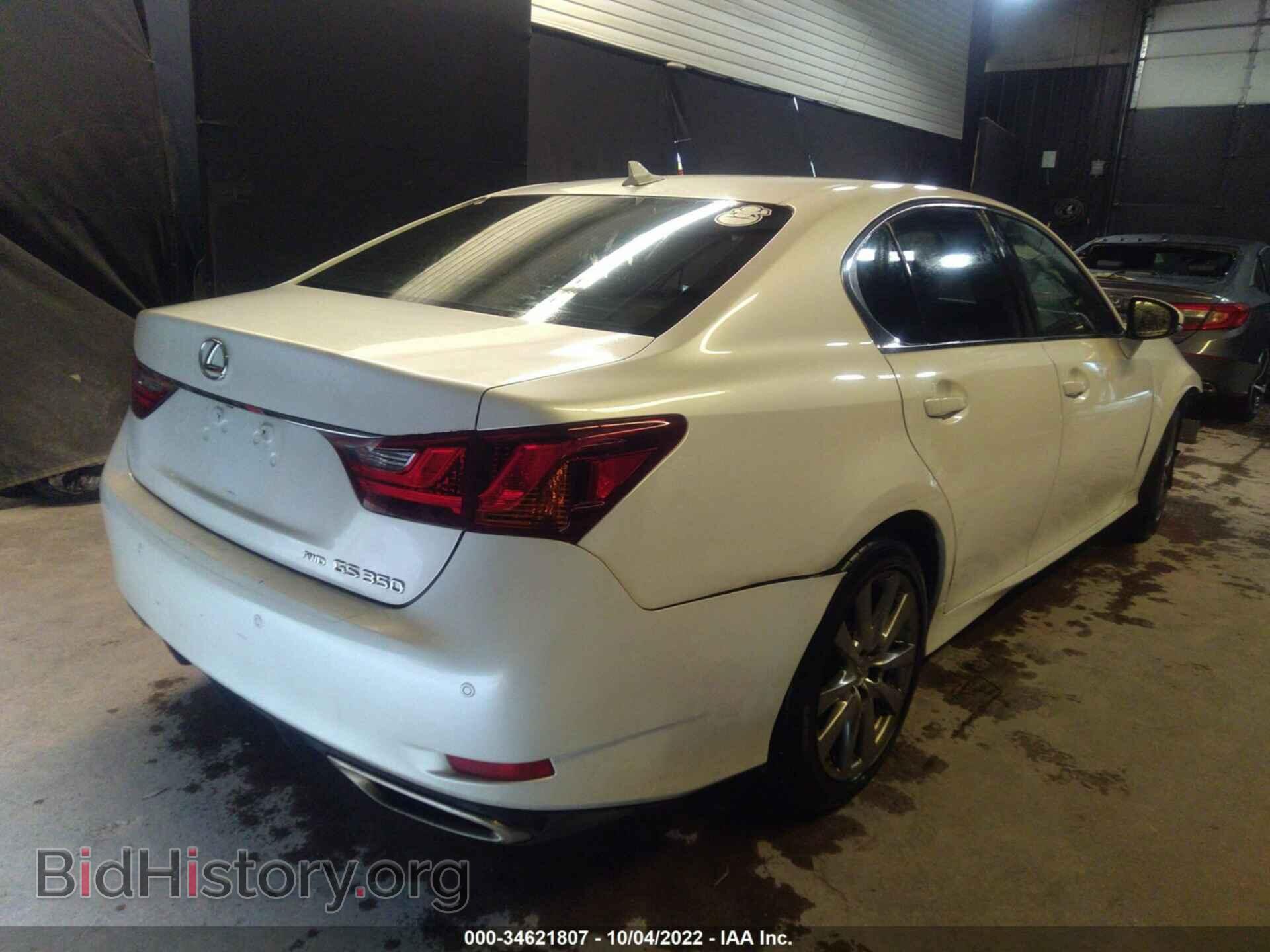 2013 LEXUS GS 350 - VIN: JTHCE1BL3D5006930 - Фото 4