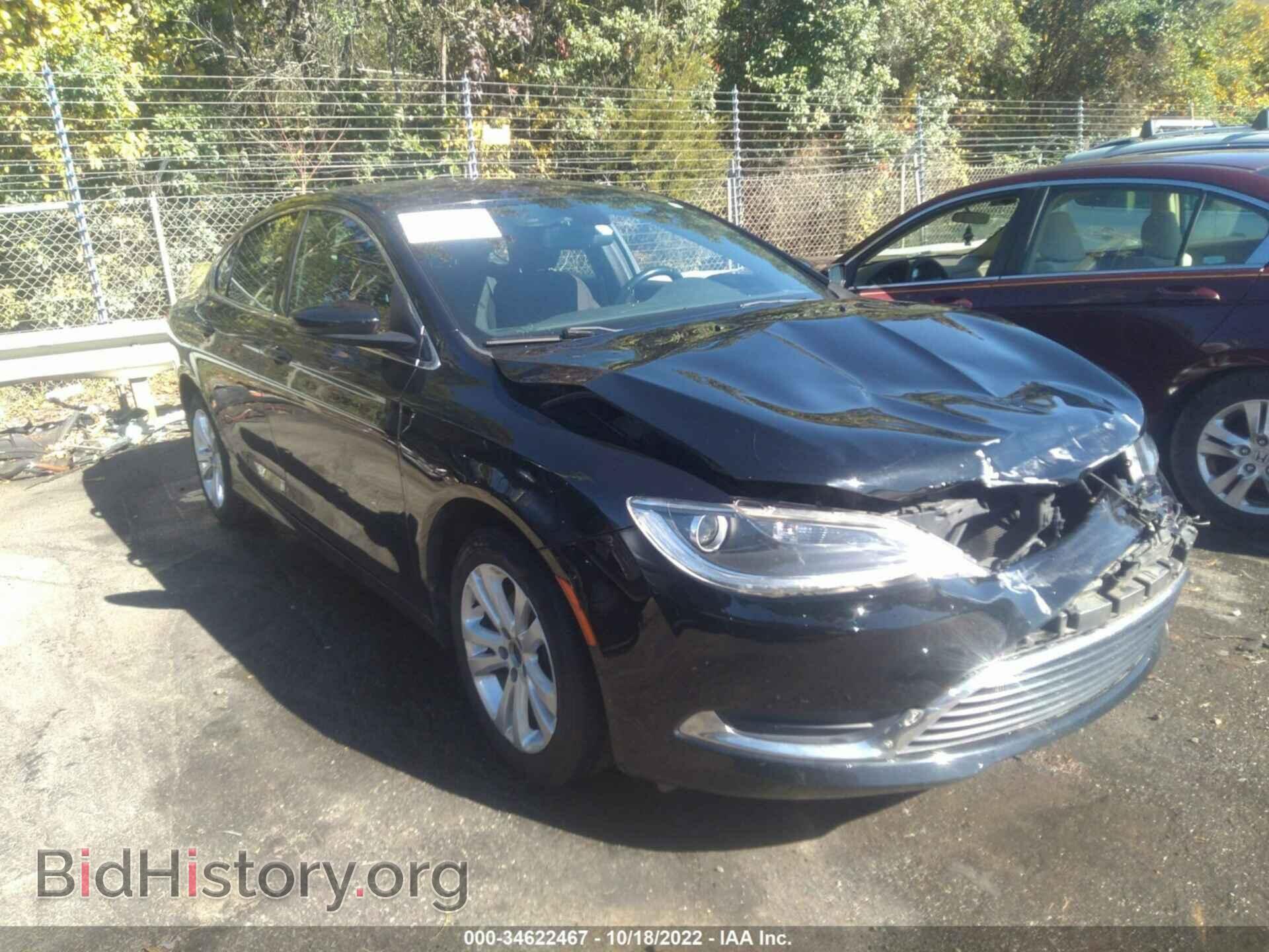 Фотография 1C3CCCABXFN665834 - CHRYSLER 200 2015