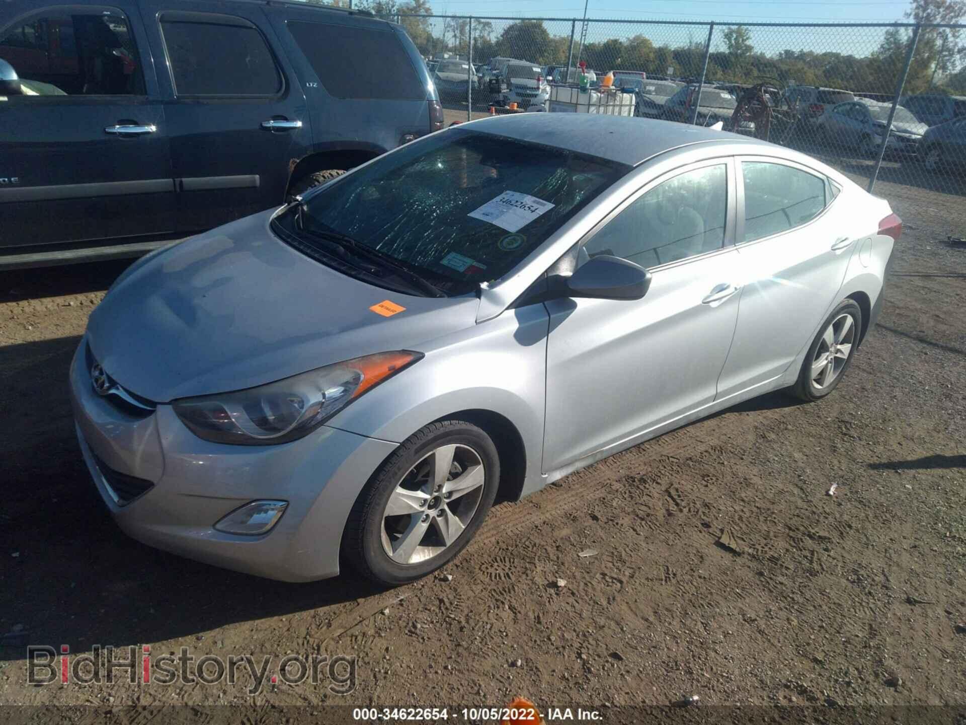 2012 HYUNDAI ELANTRA - VIN: 5NPDH4AE4CH065002 - Фото 2