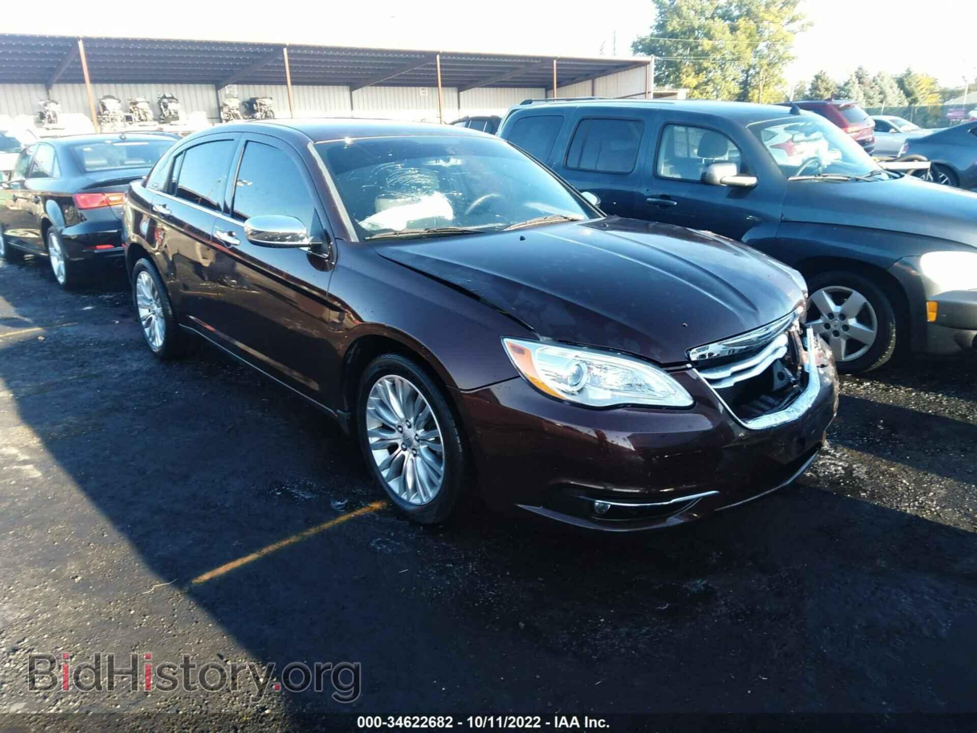 Фотография 1C3CCBCB4CN308491 - CHRYSLER 200 2012