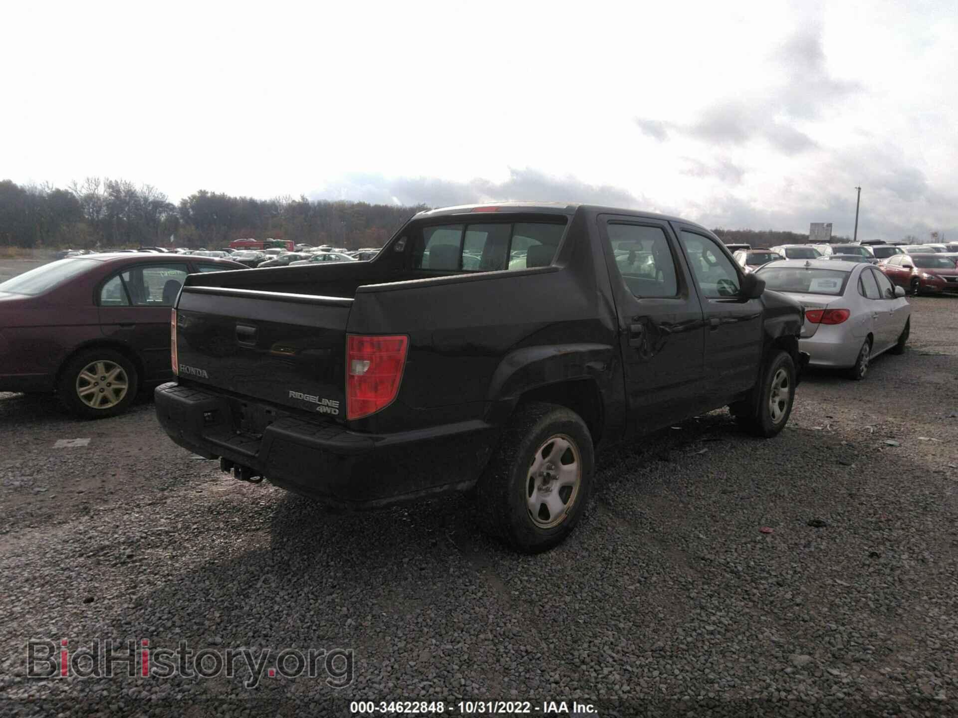 2010 HONDA RIDGELINE - VIN: 5FPYK1F21AB002331 - Фото 4