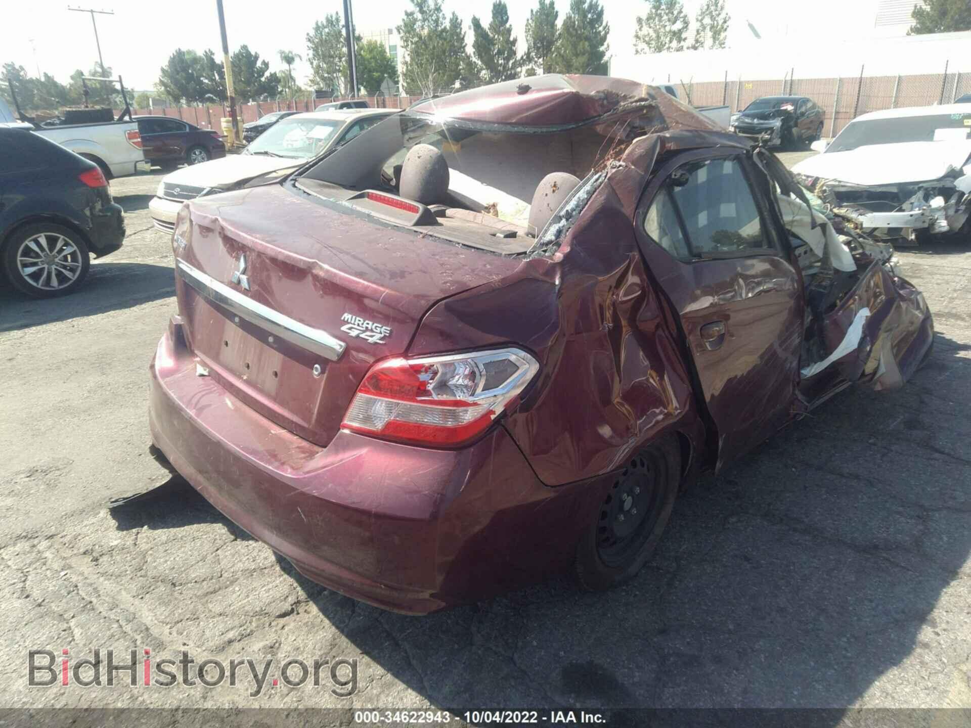 2017 MITSUBISHI MIRAGE G4 - VIN: ML32F3FJ9HH003374 - Фото 4