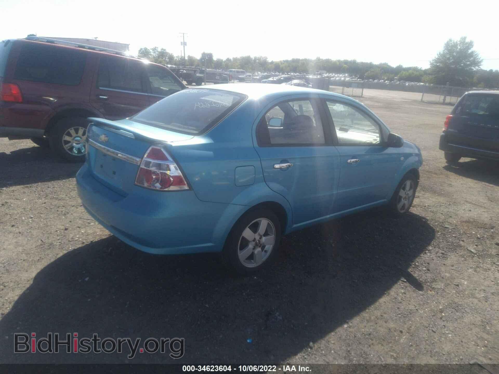 2007 CHEVROLET AVEO - VIN: KL1TD56697B138877 - Фото 4