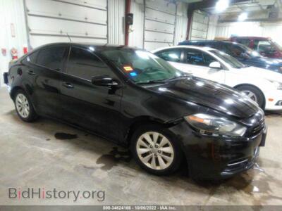 2014 Dodge DART SXT, черный — VIN 1C3CDFBB9ED790860, IAAI