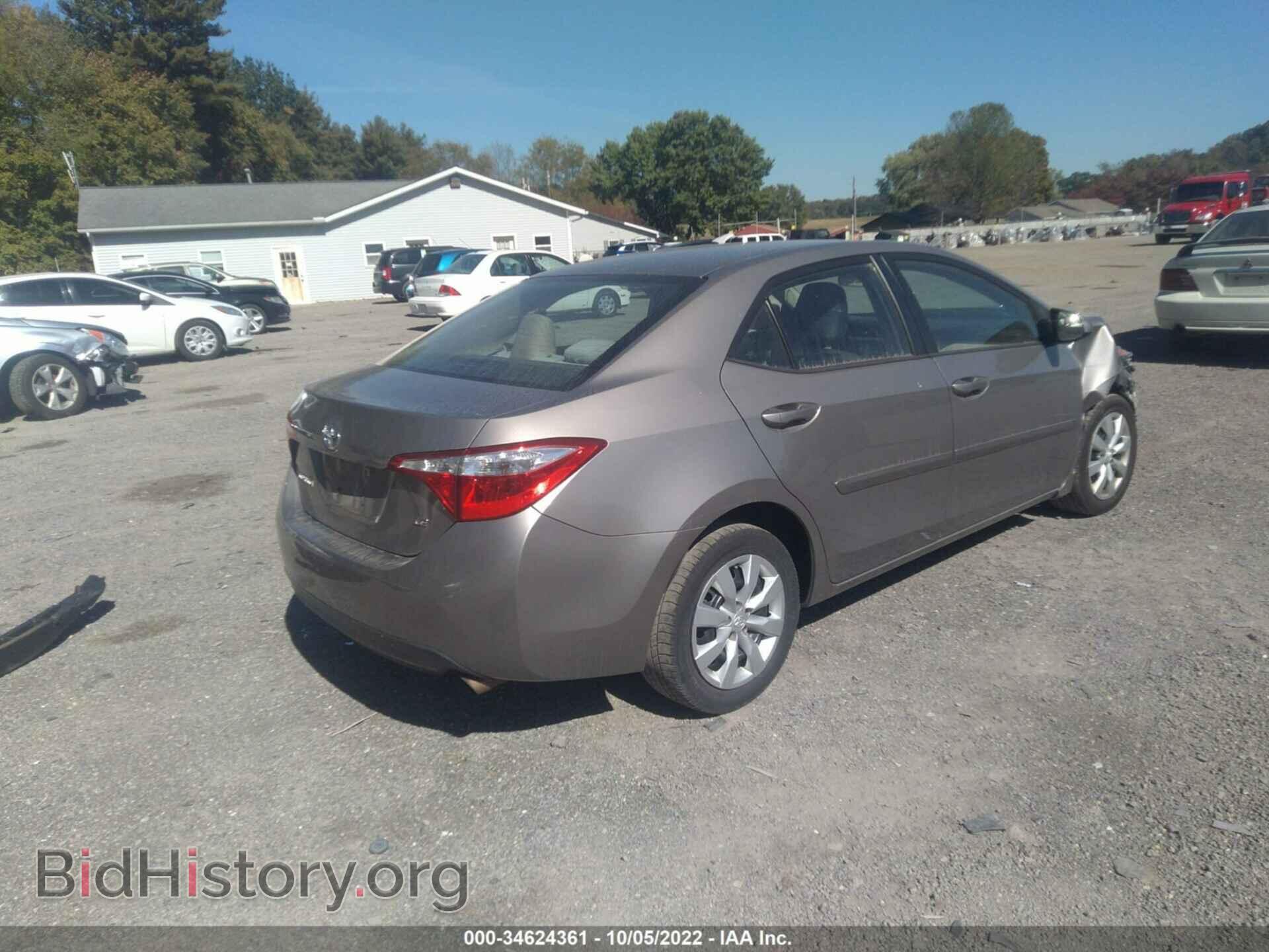 2014 TOYOTA COROLLA - VIN: 5YFBURHE8EP123169 - Фото 4