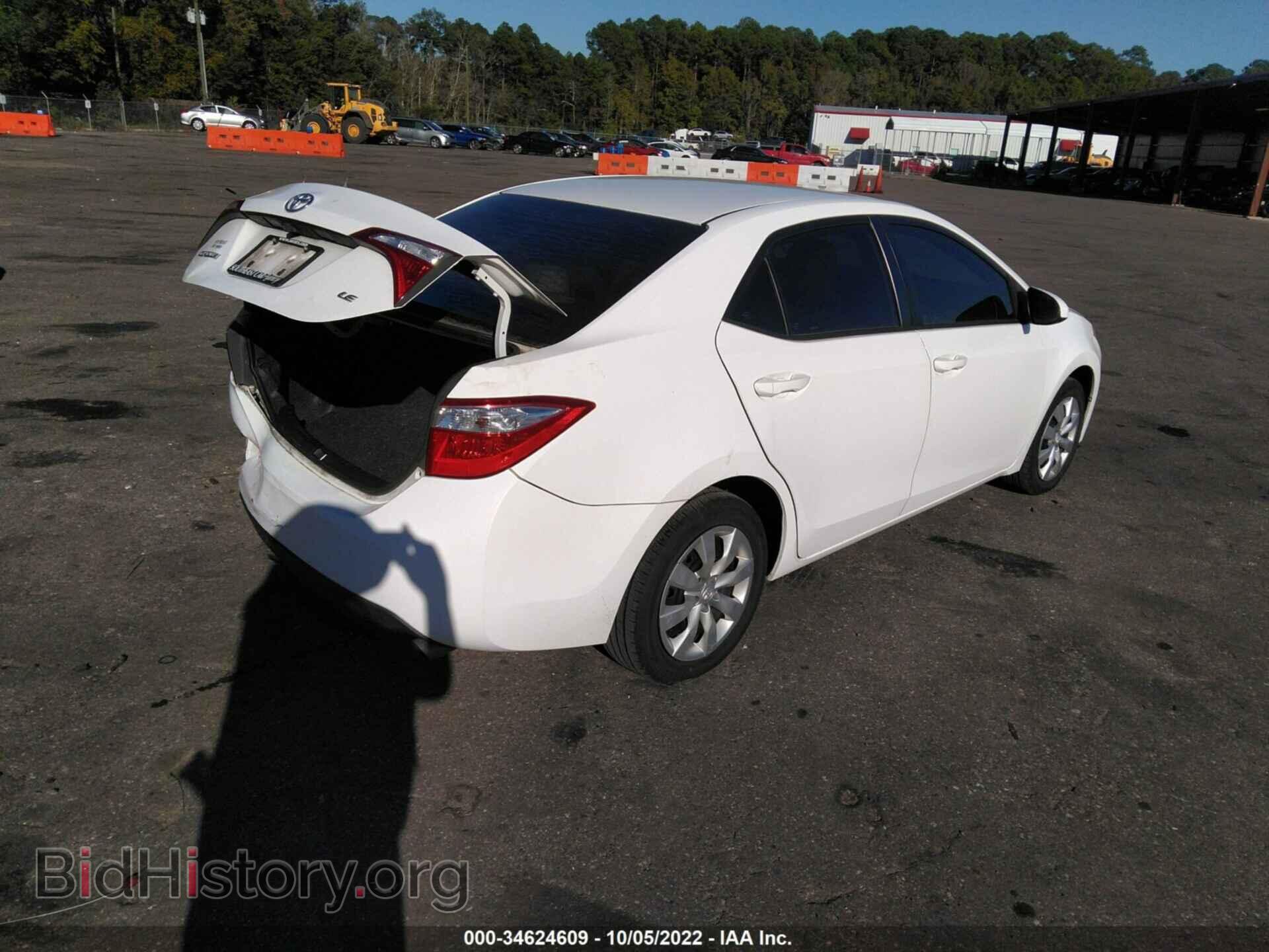 2014 TOYOTA COROLLA - VIN: 2T1BURHE2EC126603 - Фото 4