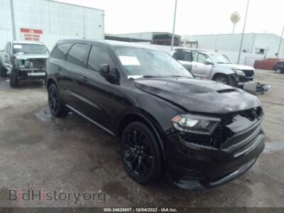 2019 Dodge DURANGO R/T, черный — VIN 1C4SDHCT4KC647620, IAAI