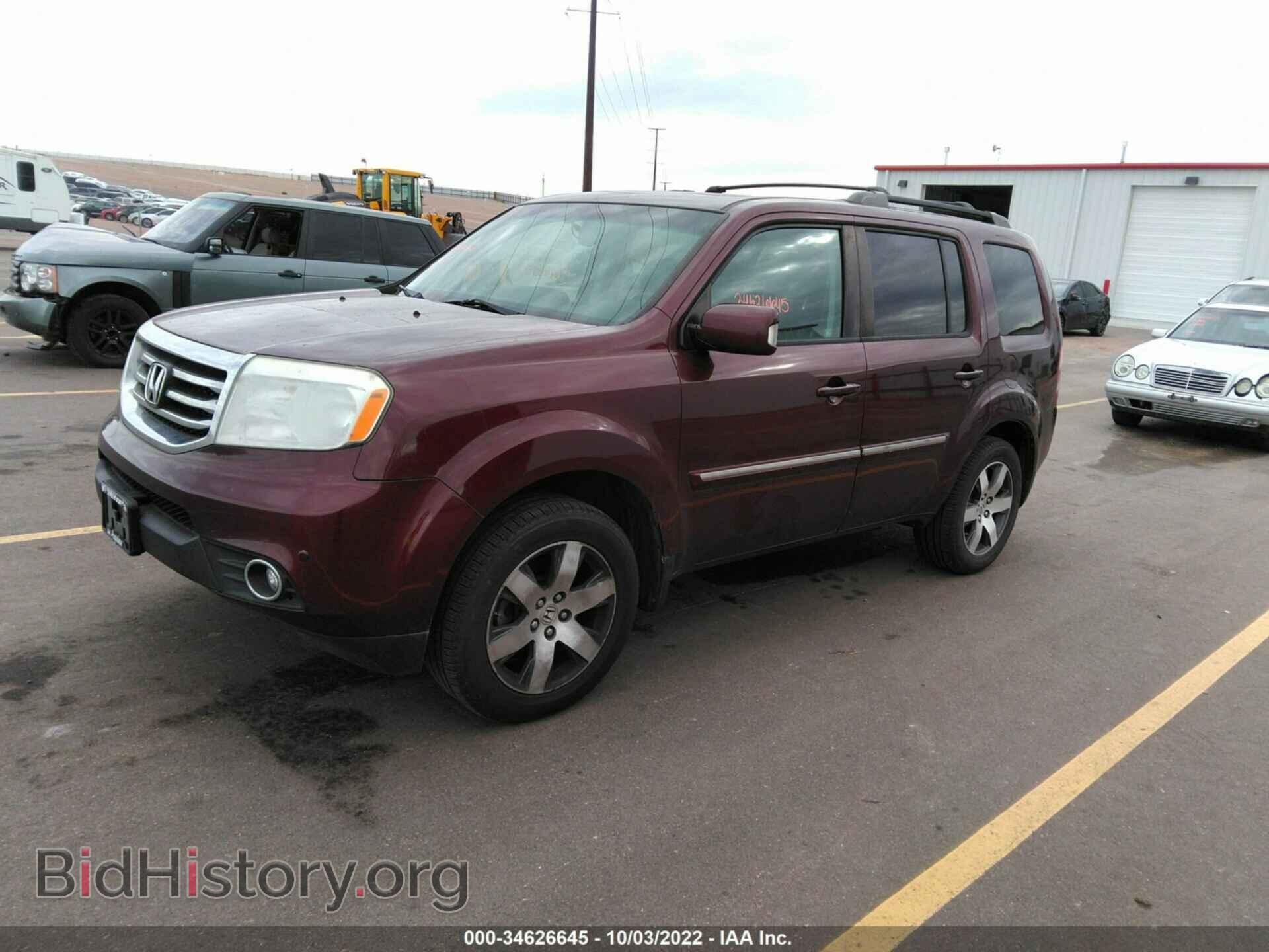 2012 HONDA PILOT - VIN: 5FNYF4H96CB066537 - Фото 2