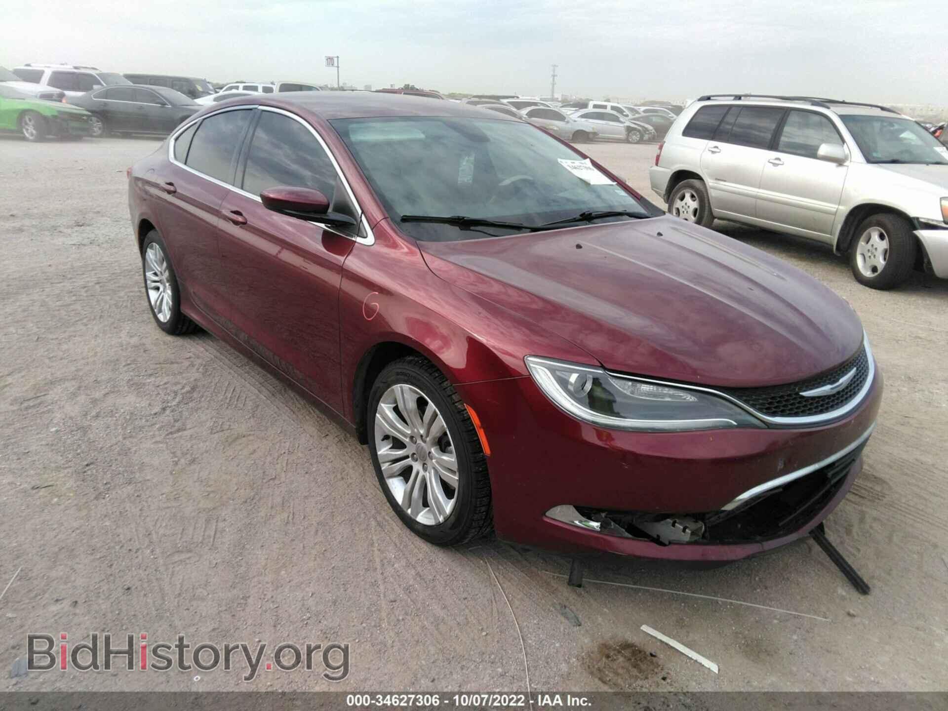 Фотография 1C3CCCAB2FN738288 - CHRYSLER 200 2015