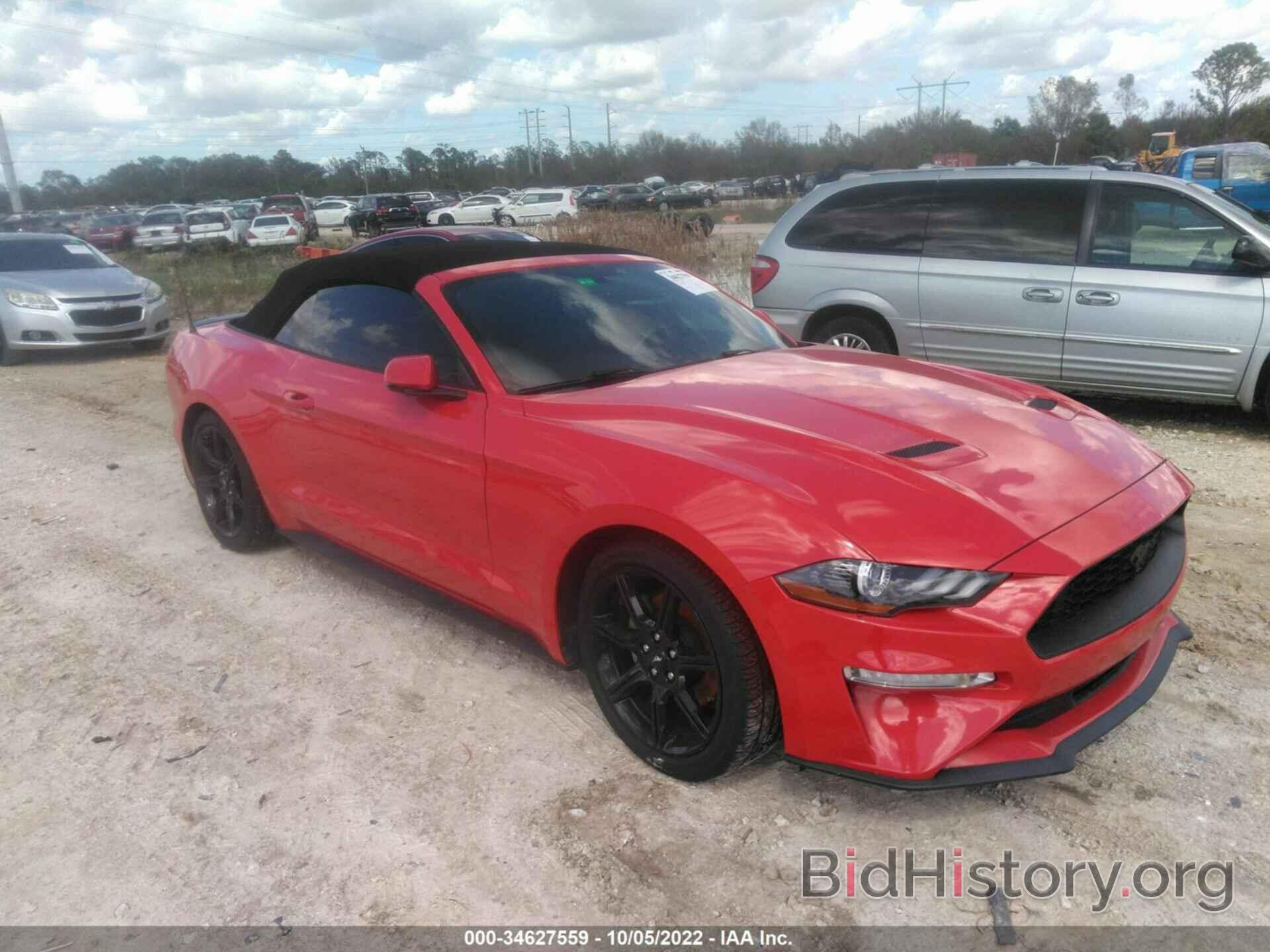 Photo 1FATP8UH4J5124208 - FORD MUSTANG 2018