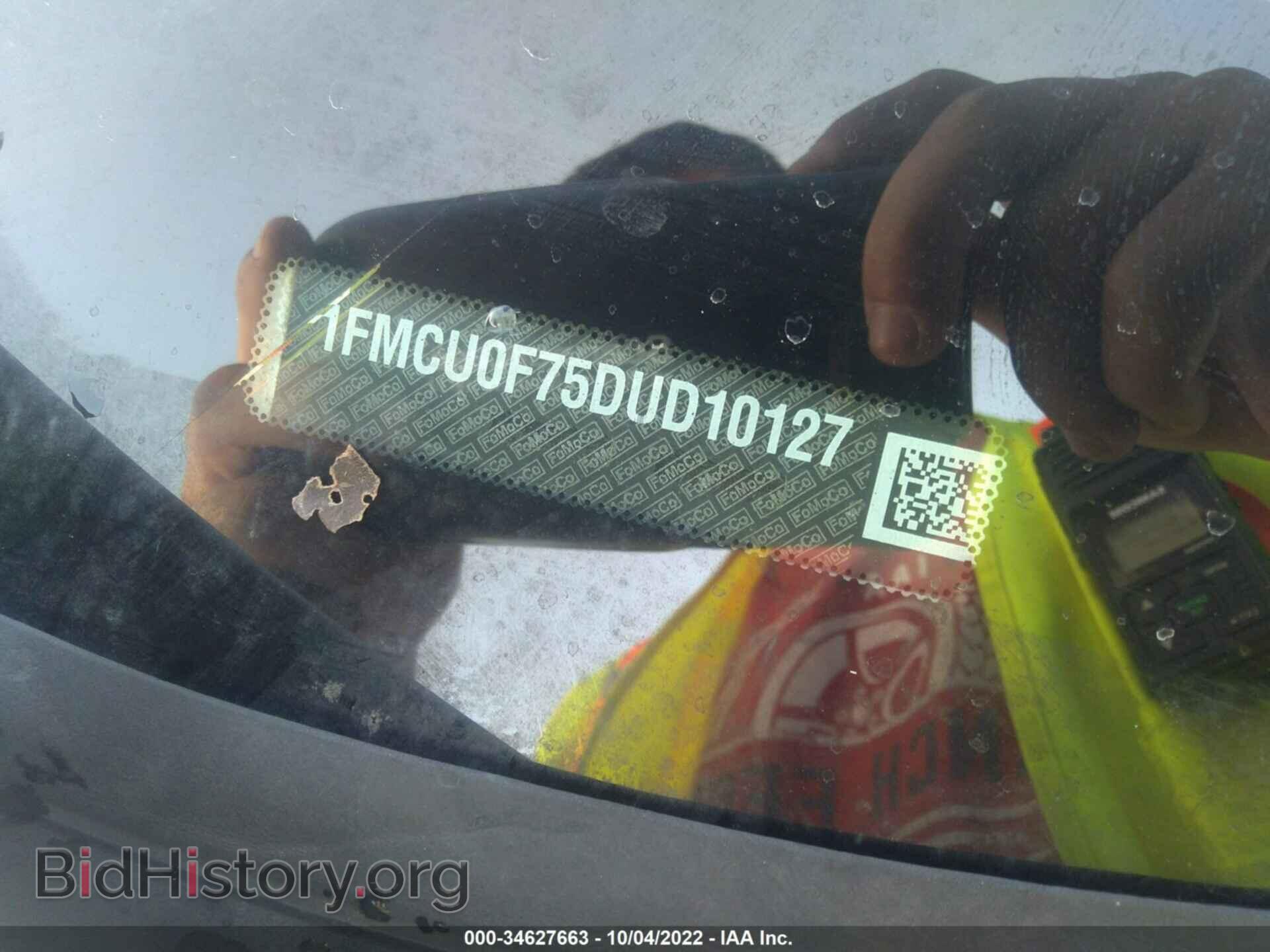 2013 FORD ESCAPE - VIN: 1FMCU0F75DUD10127 - Фото 9