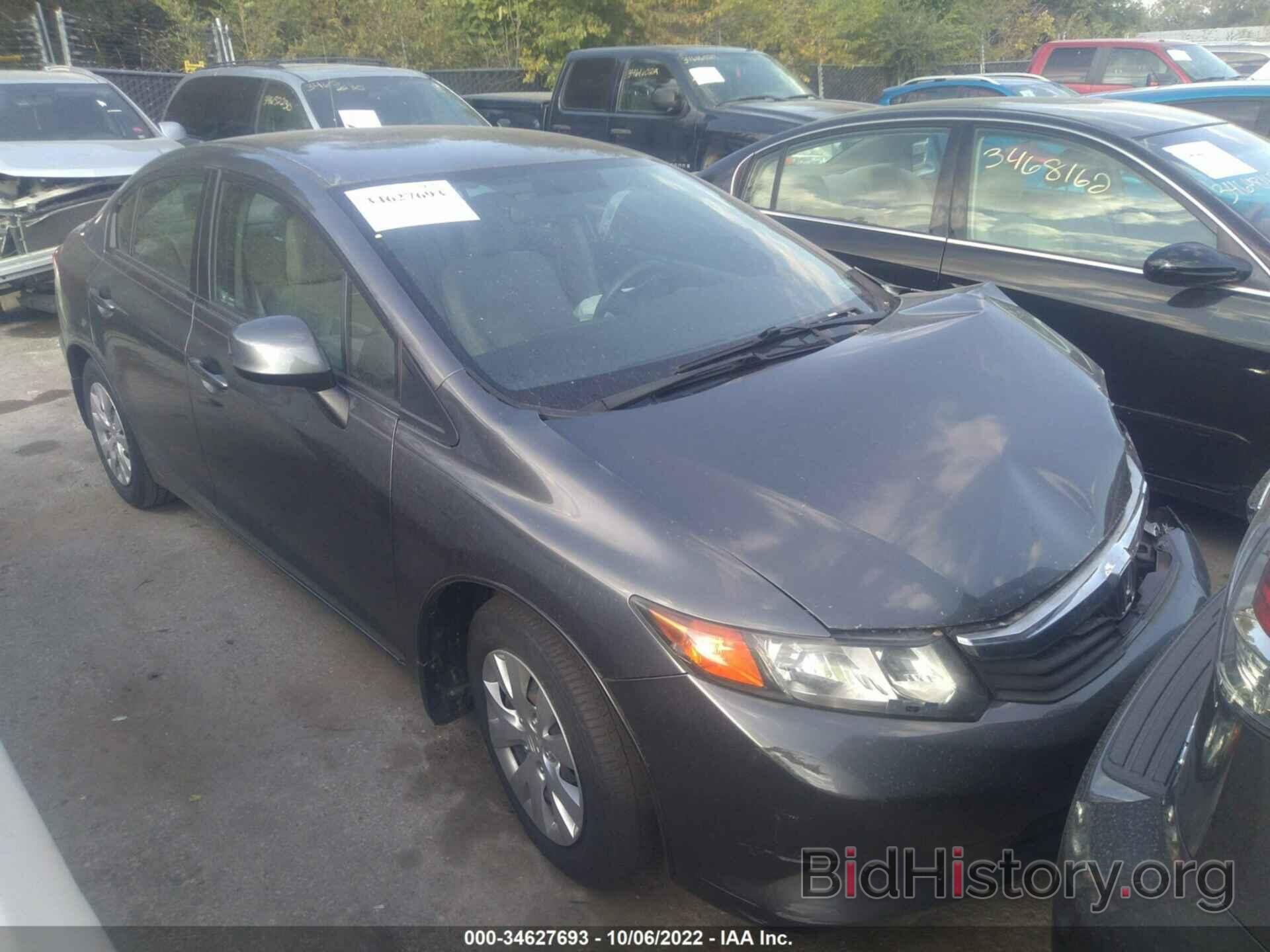 Photo 2HGFB2F5XCH317420 - HONDA CIVIC SDN 2012