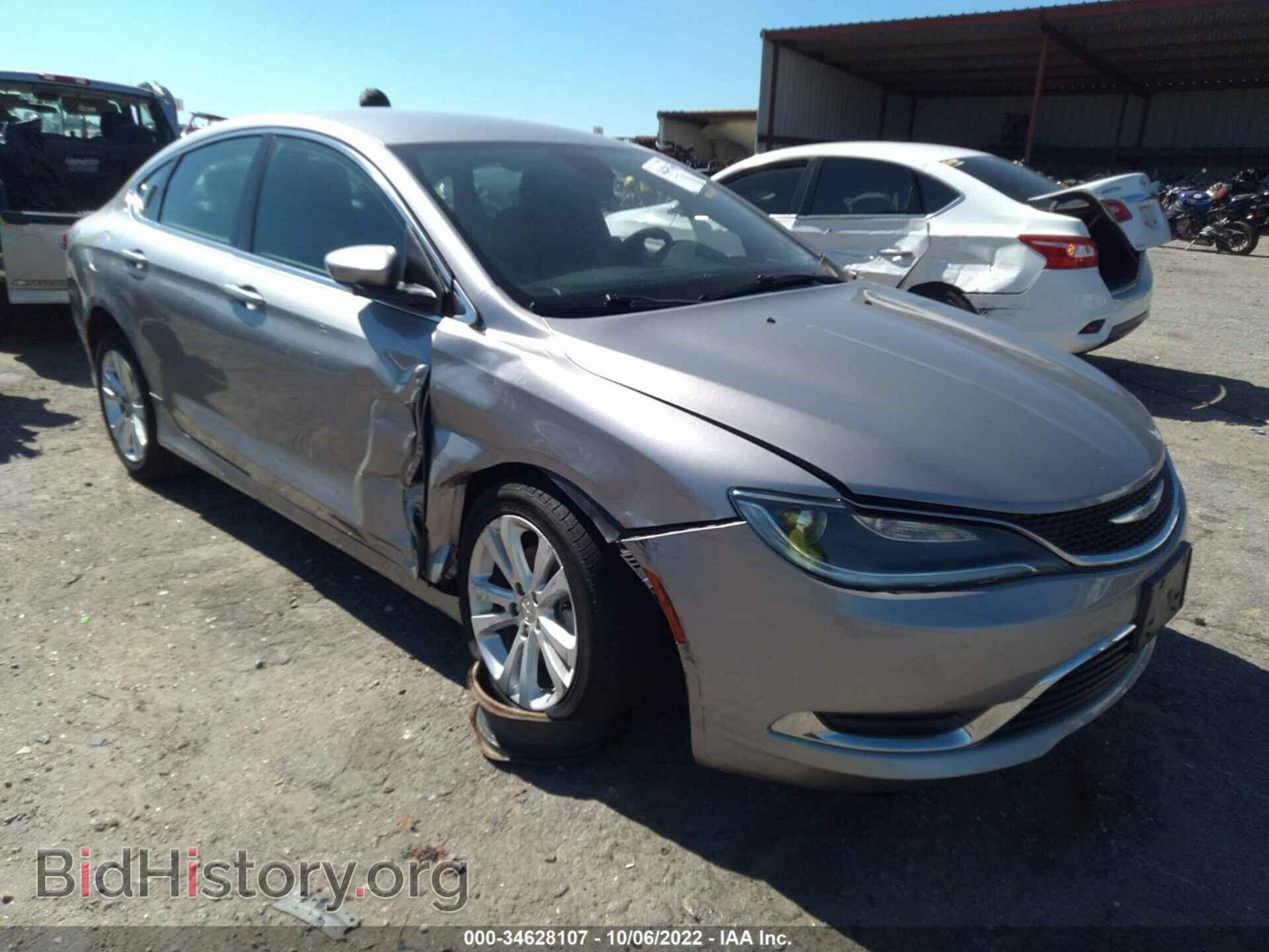 Фотография 1C3CCCABXGN191241 - CHRYSLER 200 2016