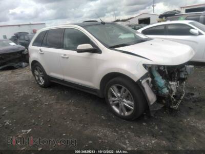 2012 Ford EDGE SEL, белый — VIN 2FMDK3J96CBA07172, IAAI