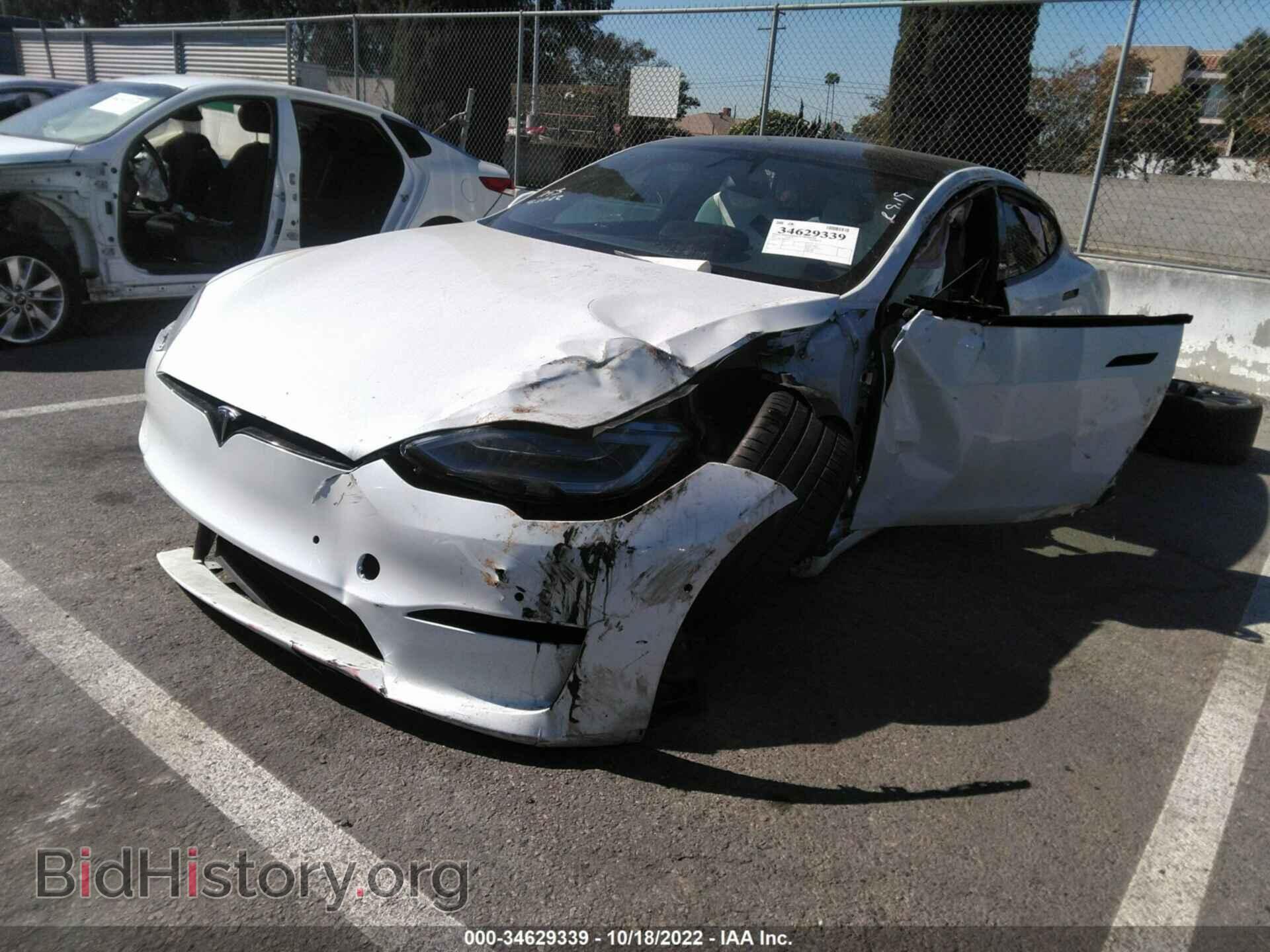 2021 TESLA MODEL S - VIN: 5YJSA1E65MF431112 - Фото 2