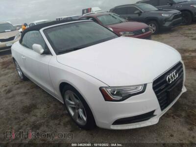 2013 Audi A5 Premium Plus, white — VIN WAULFAFH3DN010574, IAAI