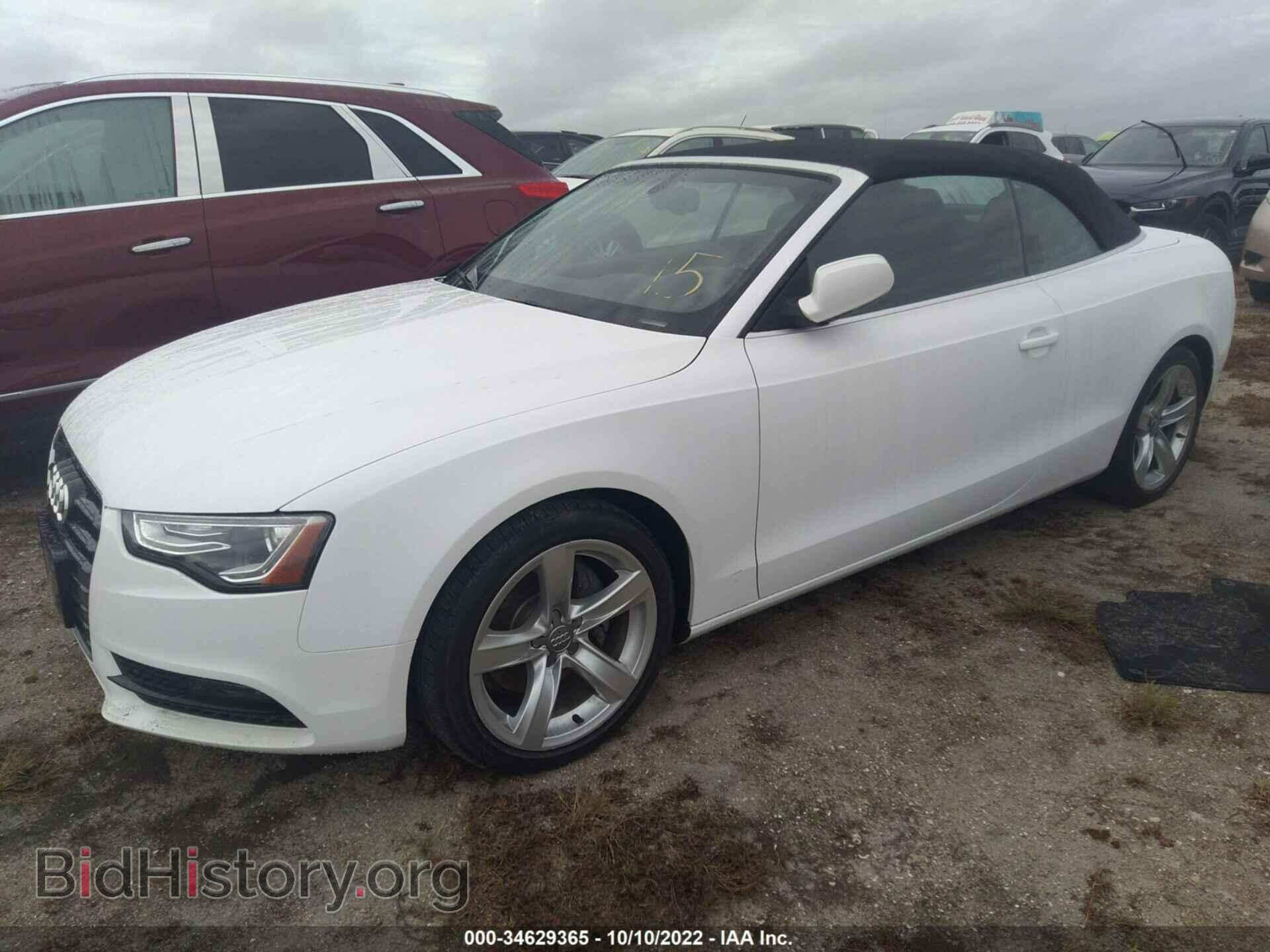 2013 AUDI A5 - VIN: WAULFAFH3DN010574 - Фото 2