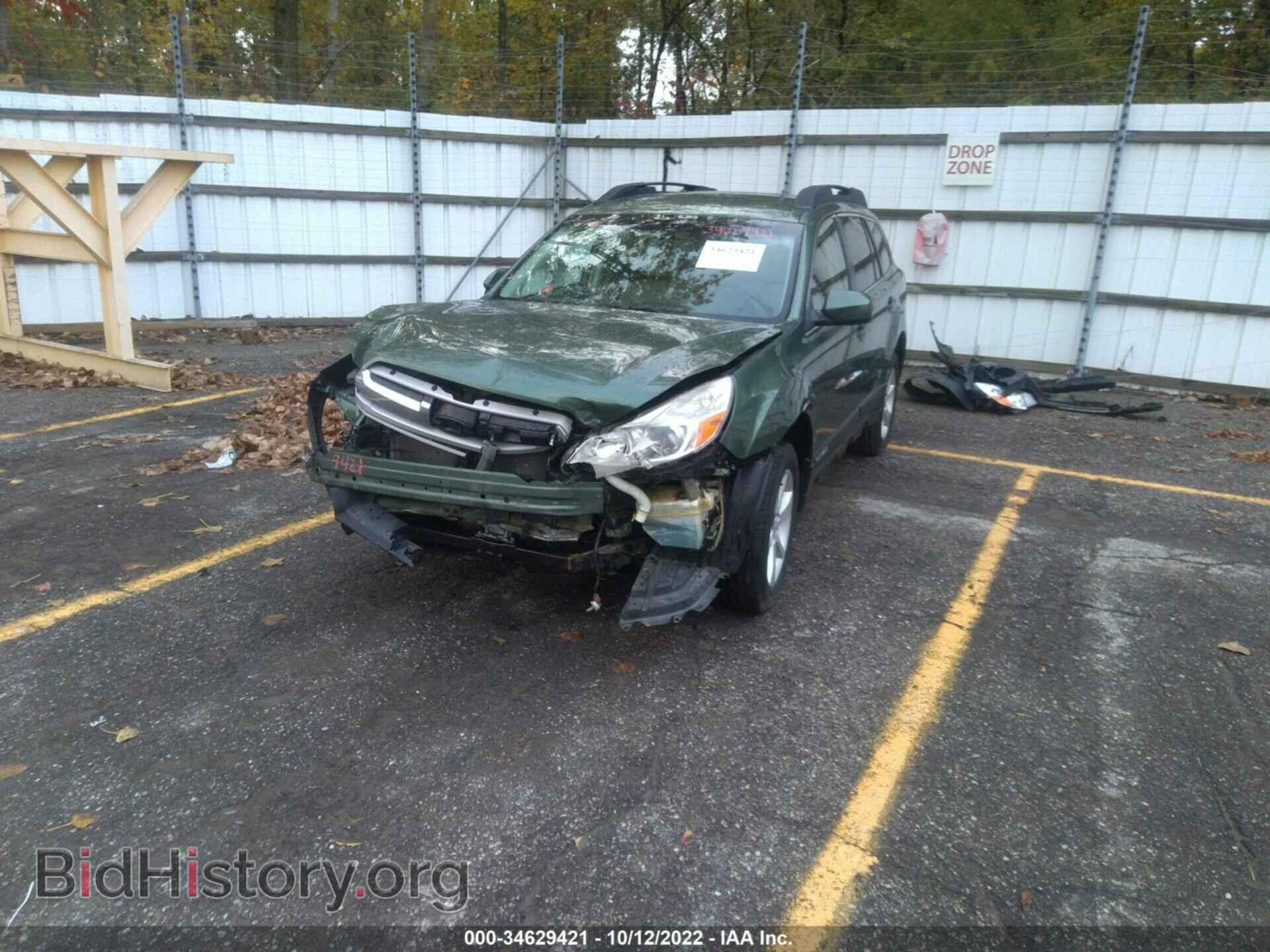 2014 SUBARU OUTBACK - VIN: 4S4BRCCCXE3211603 - Фото 2