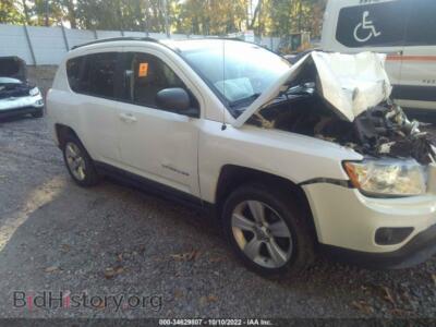 2011 Jeep COMPASS Latitude, white — VIN 1J4NF1FB5BD266610, IAAI