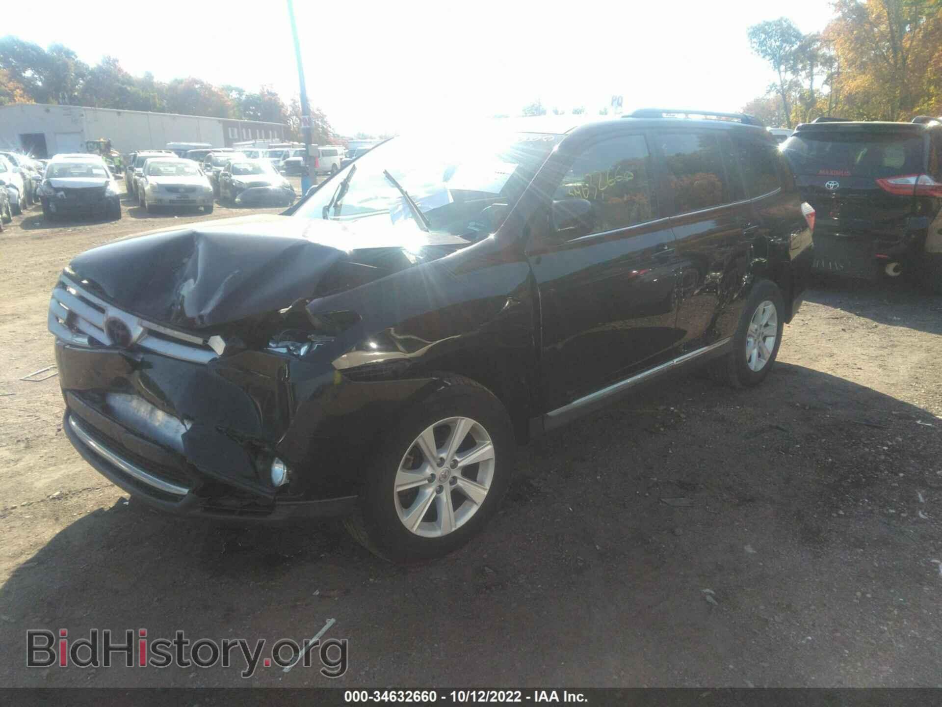 2013 TOYOTA HIGHLANDER - VIN: 5TDBK3EH7DS188263 - Фото 2