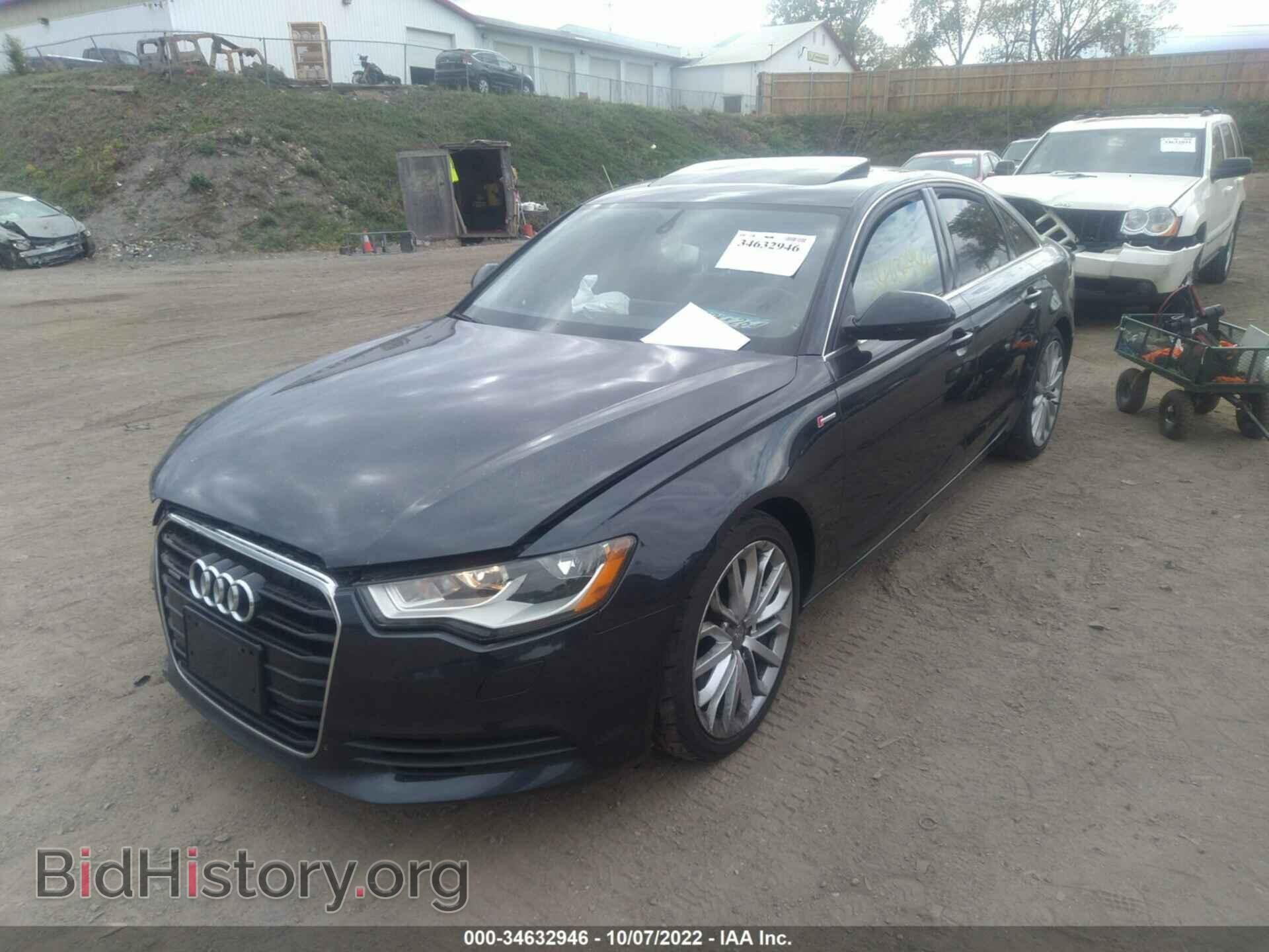 2013 AUDI A6 - VIN: WAUFGAFC8DN024355 - Фото 2