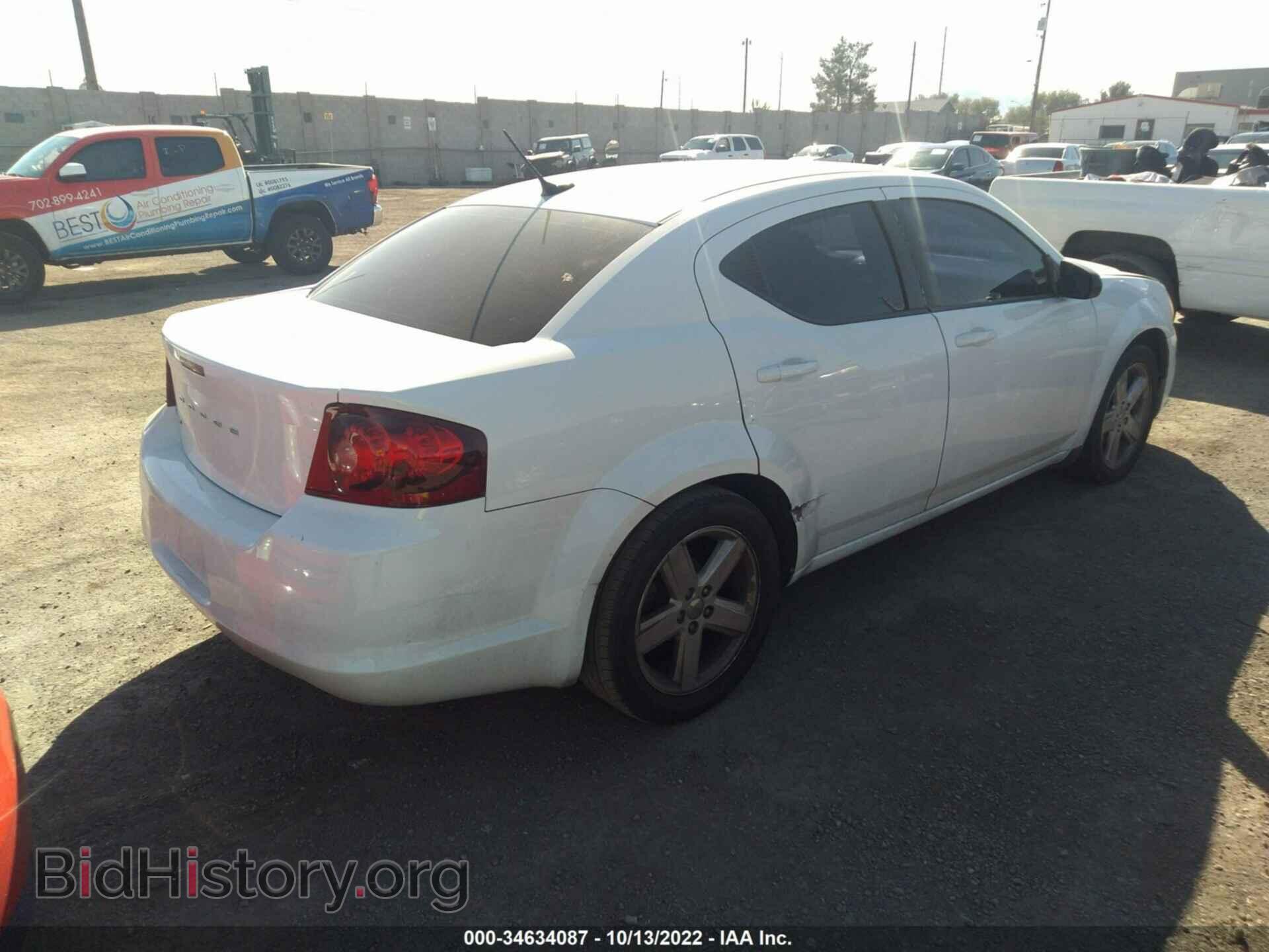 2013 DODGE AVENGER - VIN: 1C3CDZAB0DN707683 - Фото 4