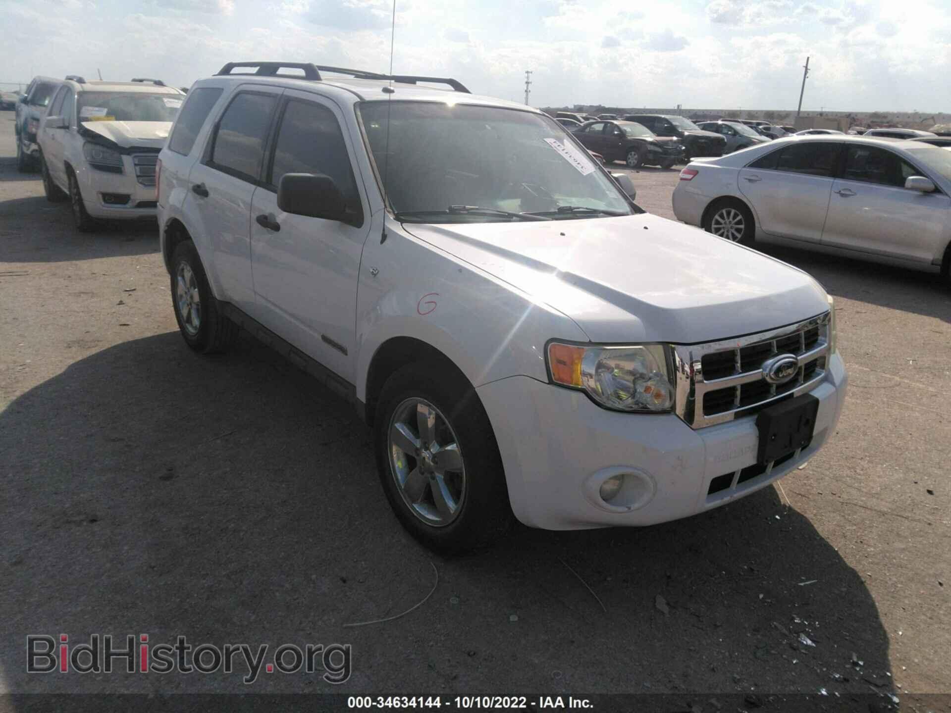 Photo 1FMCU03138KA68956 - FORD ESCAPE 2008