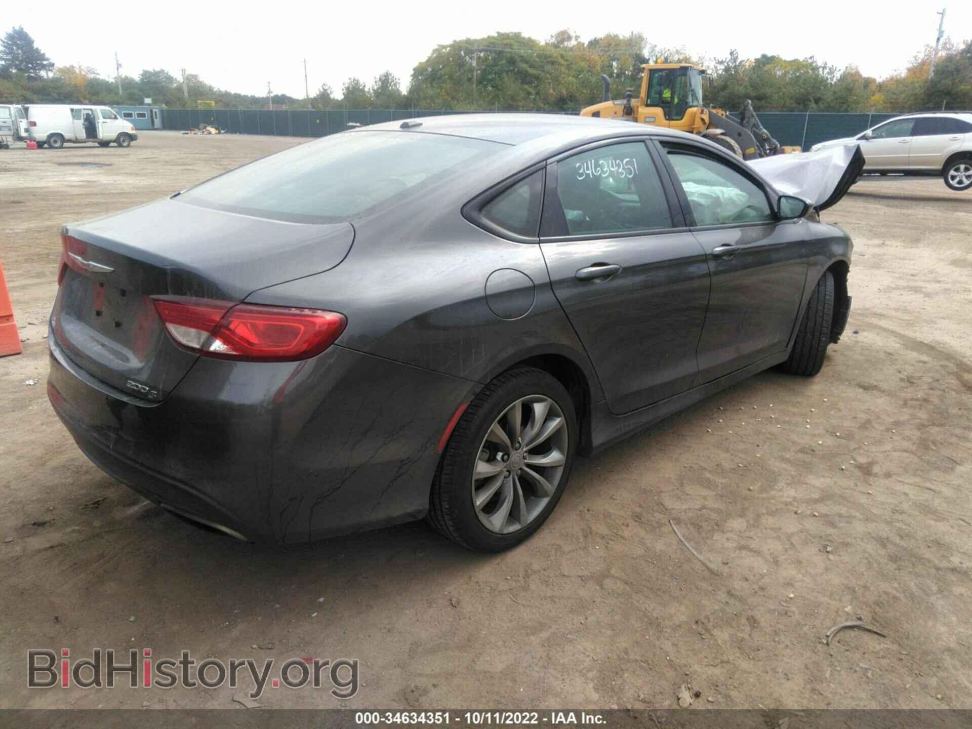 2015 CHRYSLER 200 - VIN: 1C3CCCBB3FN749427 - Фото 4