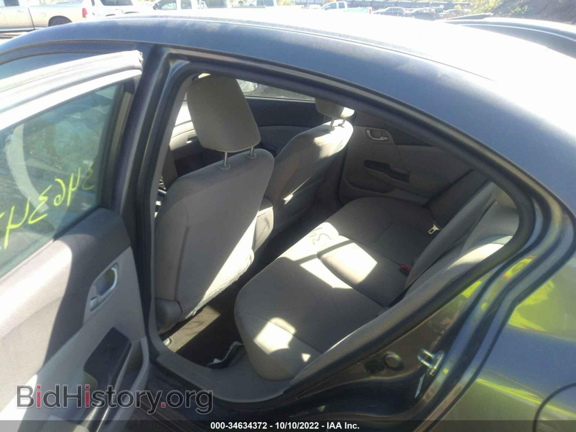 2012 HONDA CIVIC SDN - VIN: 19XFB2F52CE013699 - Фото 8