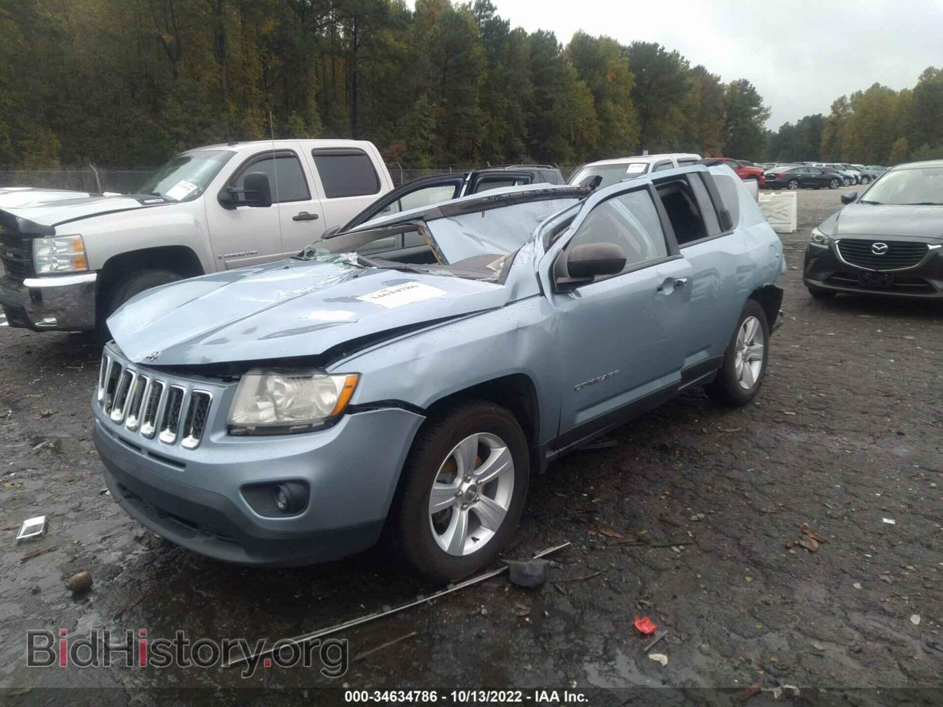 2013 JEEP COMPASS - VIN: 1C4NJCEB5DD238259 - Фото 2