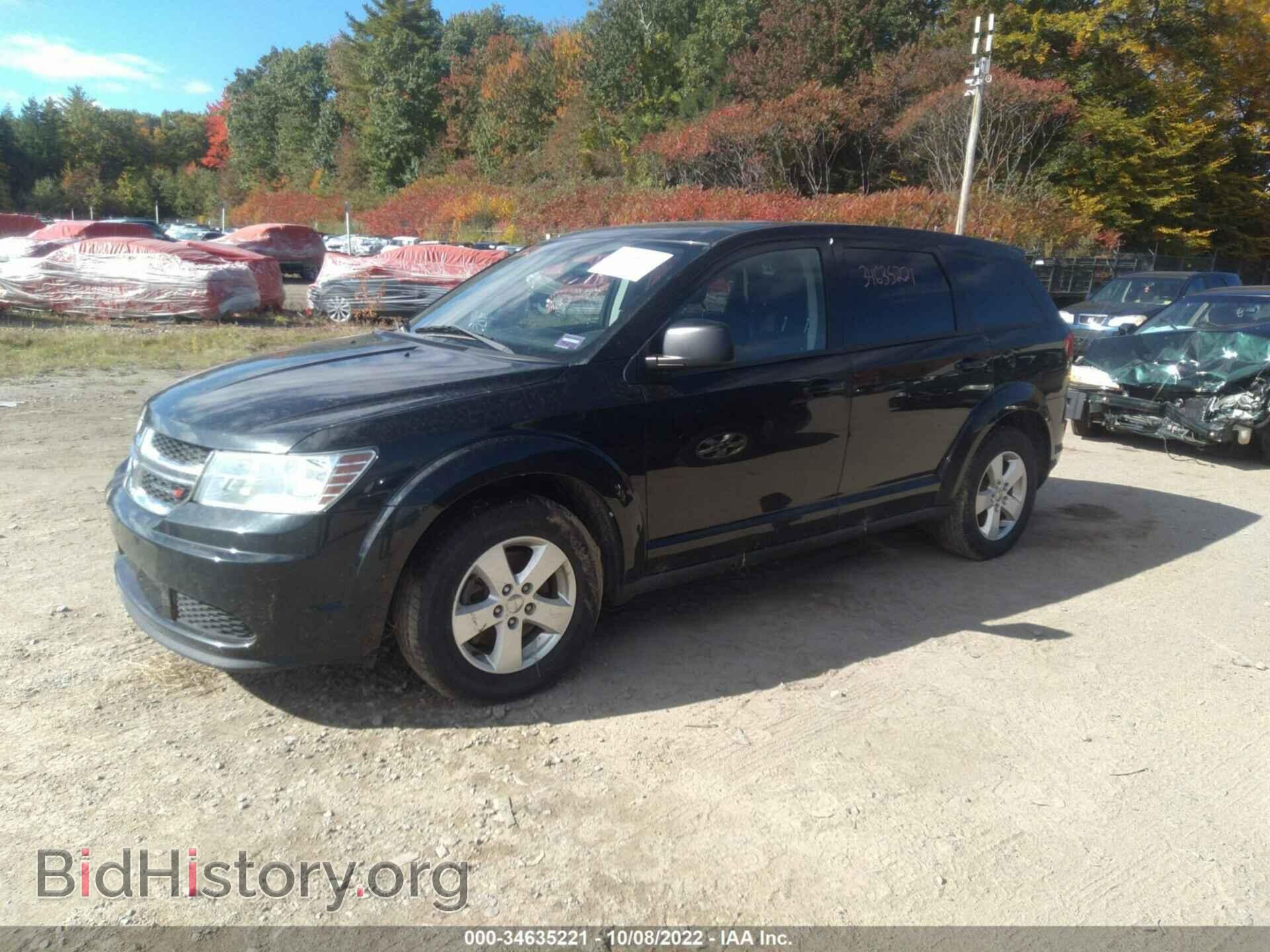 2013 DODGE JOURNEY - VIN: 3C4PDCAB2DT595110 - Фото 2