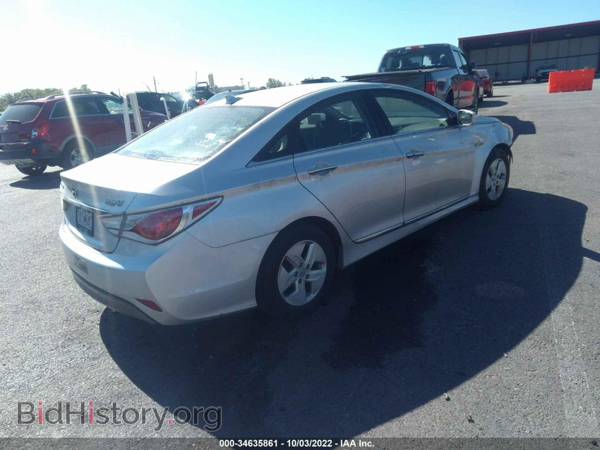 2012 HYUNDAI SONATA - VIN: KMHEC4A43CA023059 - Фото 4