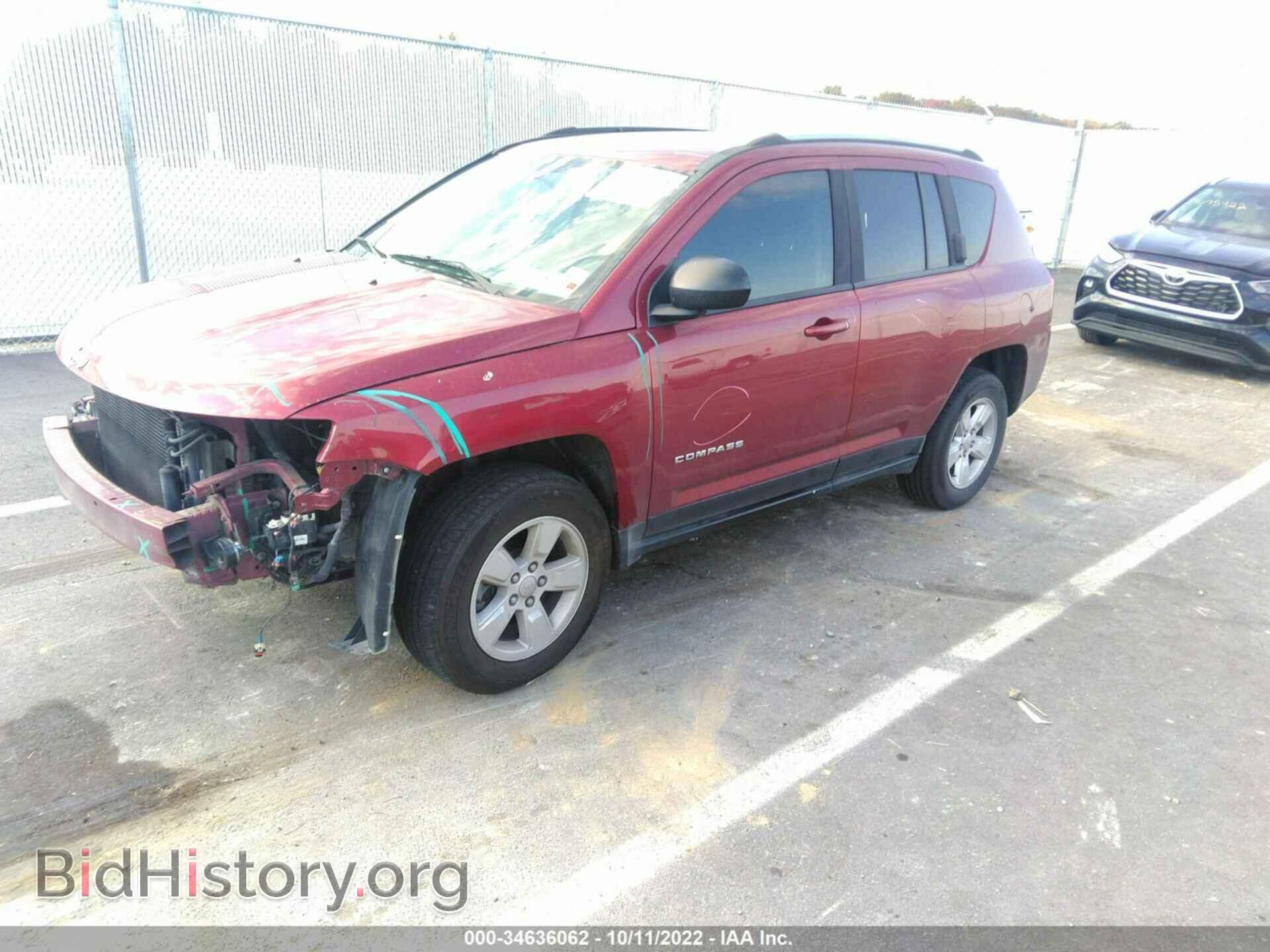 2015 JEEP COMPASS - VIN: 1C4NJCBA8FD436719 - Фото 2