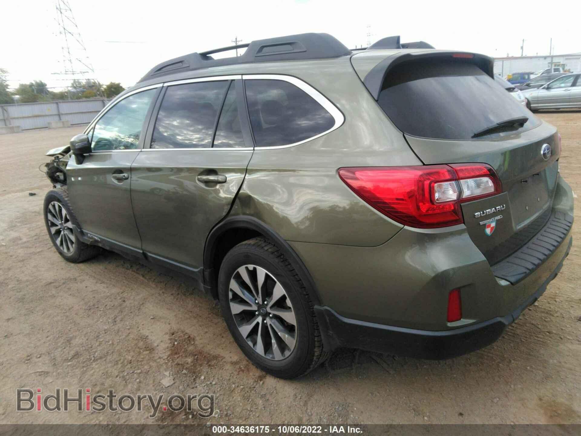 2016 SUBARU OUTBACK - VIN: 4S4BSBNC8G3299985 - Фото 3