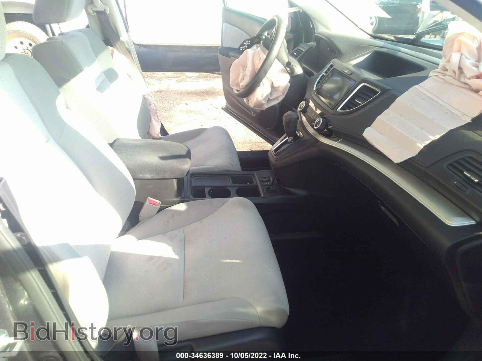 2016 HONDA CR-V - VIN: 3CZRM3H5XGG703473 - Фото 5