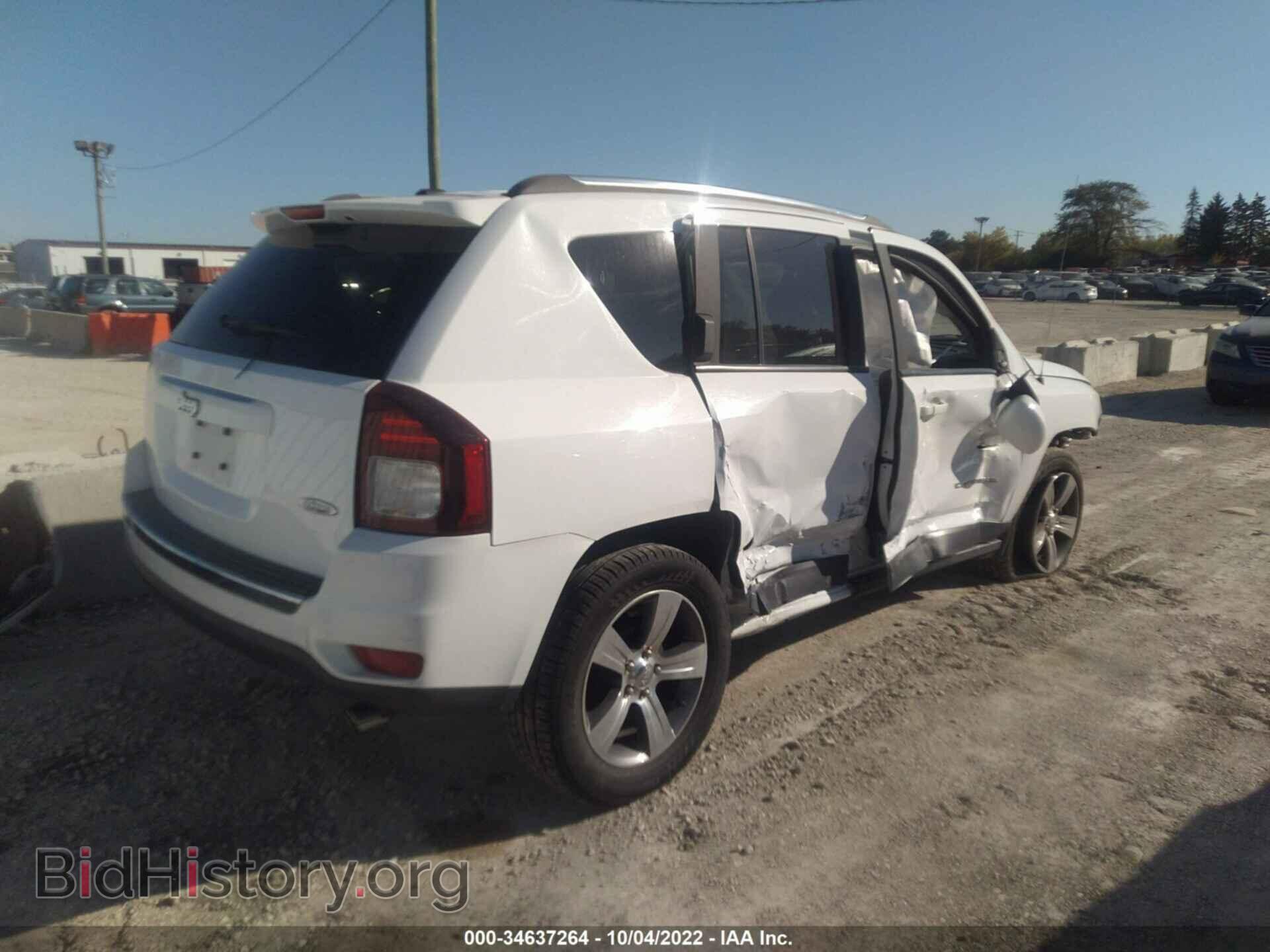 2016 JEEP COMPASS - VIN: 1C4NJCEA5GD720189 - Фото 4