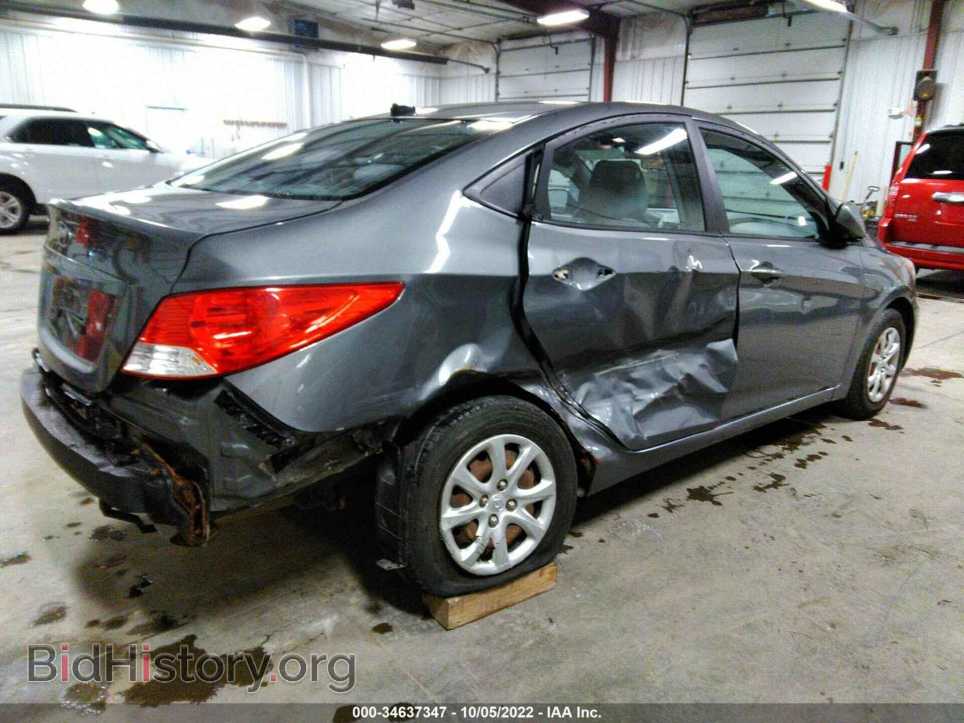 2013 HYUNDAI ACCENT - VIN: KMHCT4AE6DU491433 - Фото 4