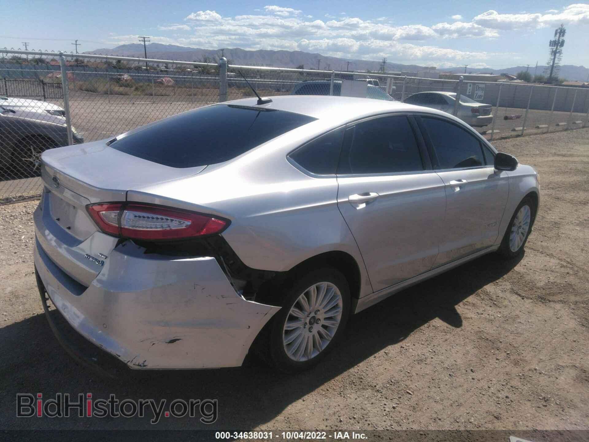 2013 FORD FUSION - VIN: 3FA6P0LU3DR261185 - Фото 4