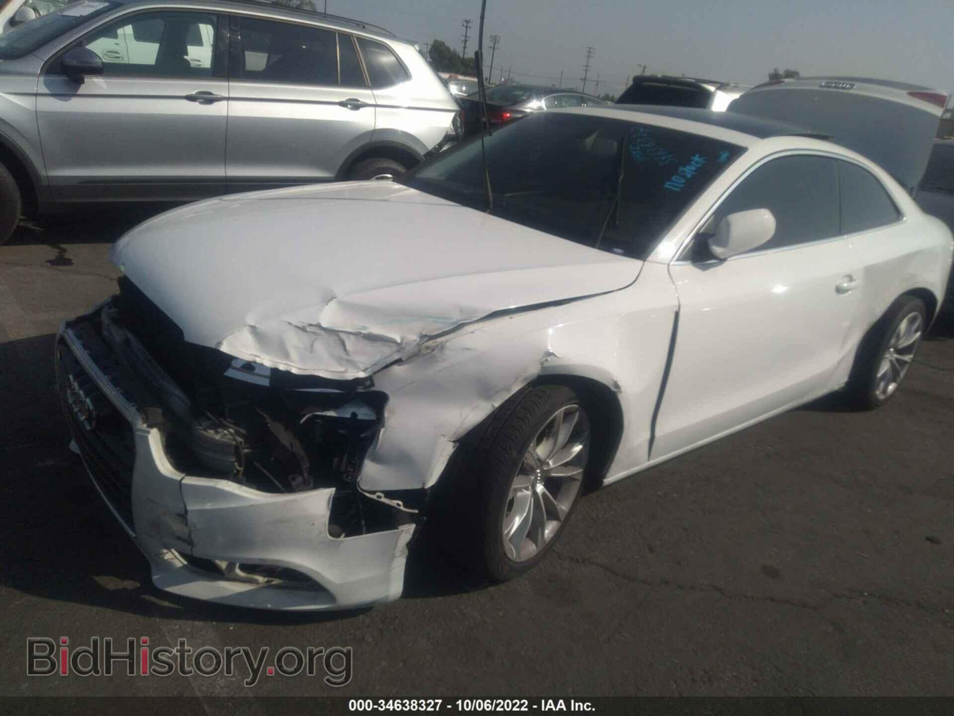 2013 AUDI A5 - VIN: WAUCFAFR0DA035142 - Фото 2