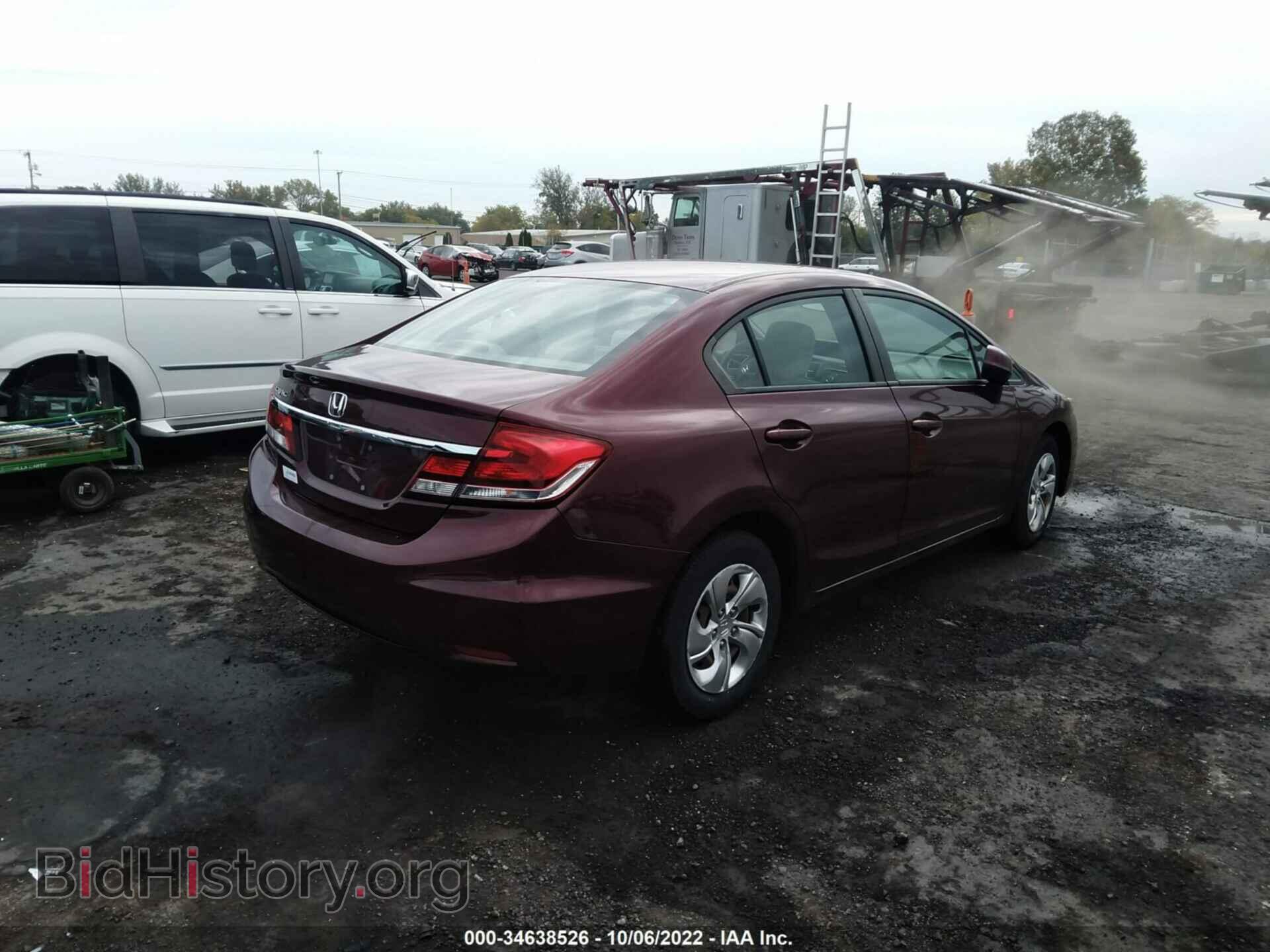 2013 HONDA CIVIC SDN - VIN: 19XFB2F57DE065332 - Фото 4