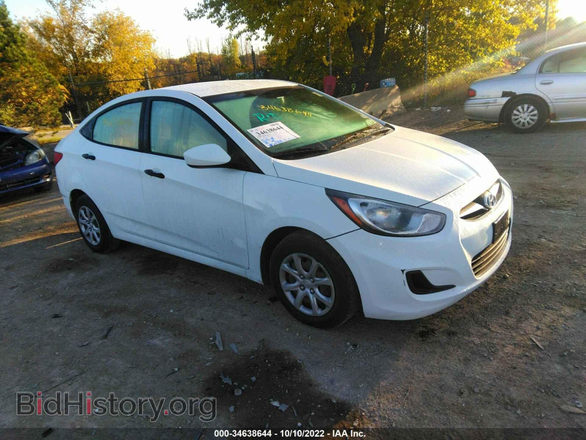 Photo KMHCT4AE3CU074849 - HYUNDAI ACCENT 2012