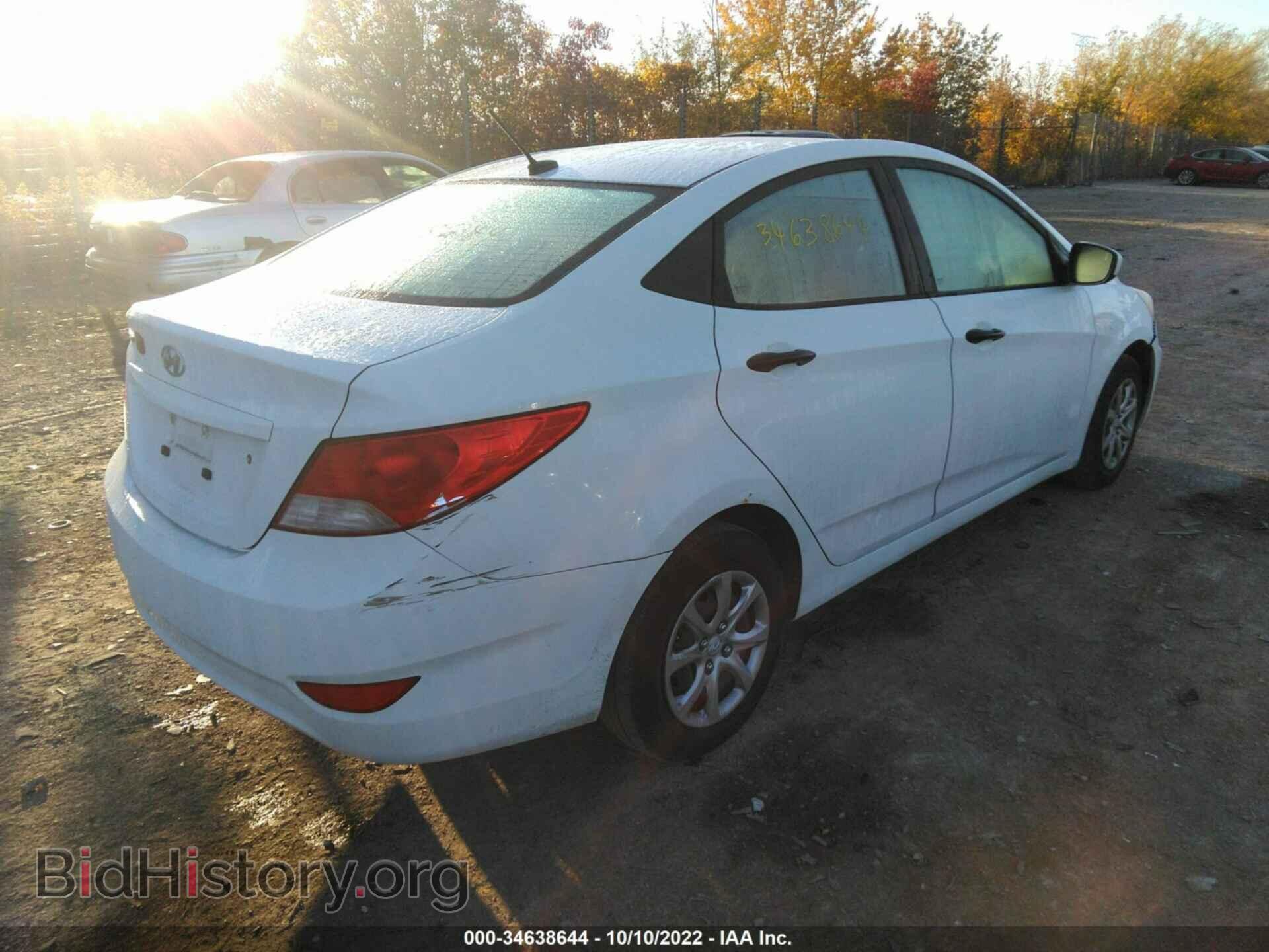 2012 HYUNDAI ACCENT - VIN: KMHCT4AE3CU074849 - Photo 4