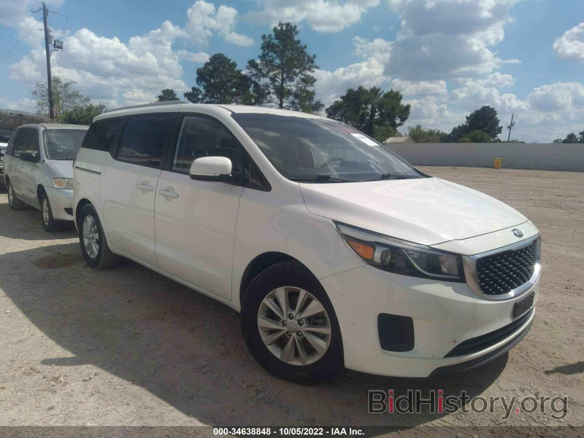 Photo KNDMB5C13G6198884 - KIA SEDONA 2016