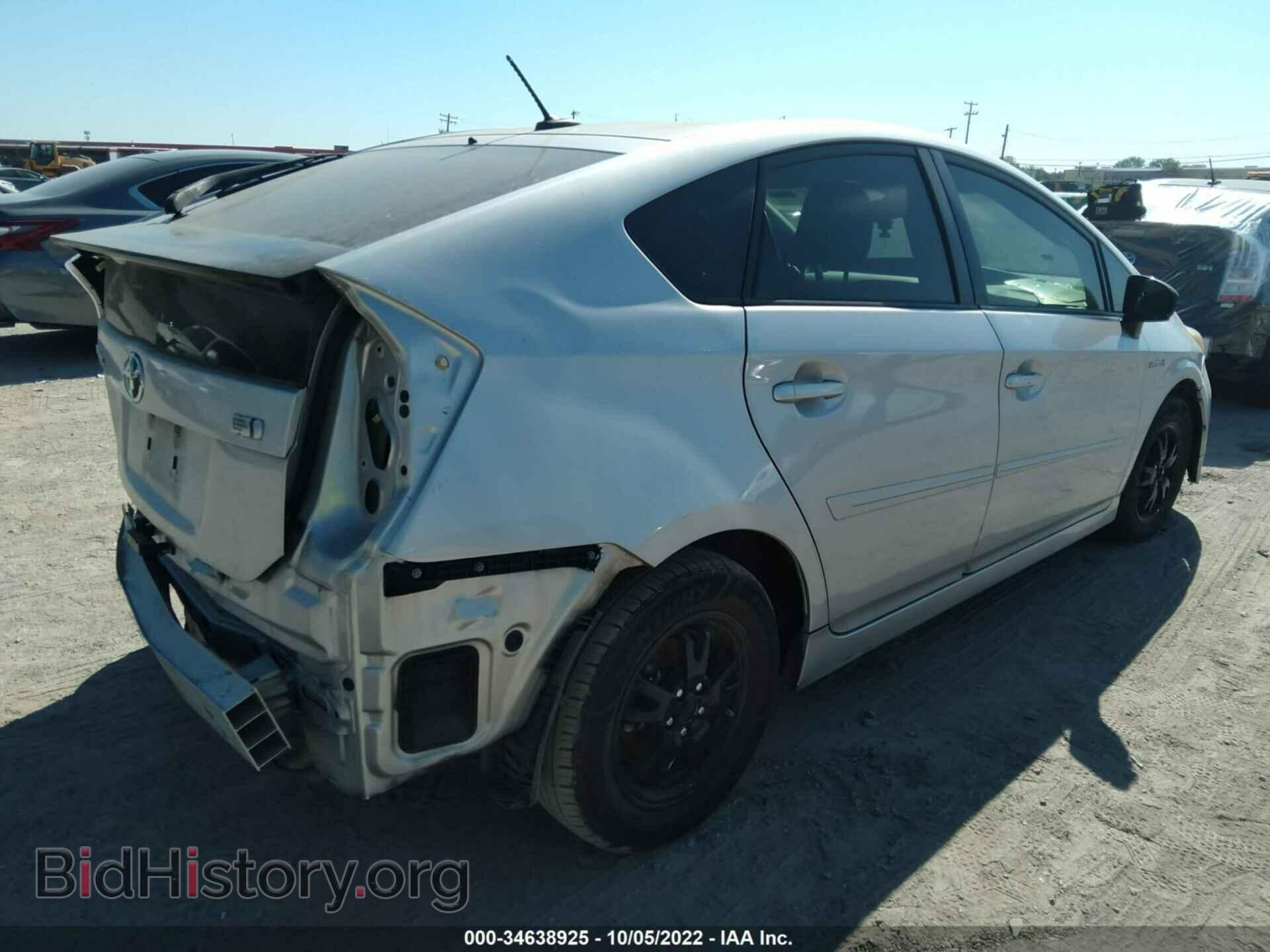 2014 TOYOTA PRIUS - VIN: JTDKN3DU4E1741021 - Фото 4