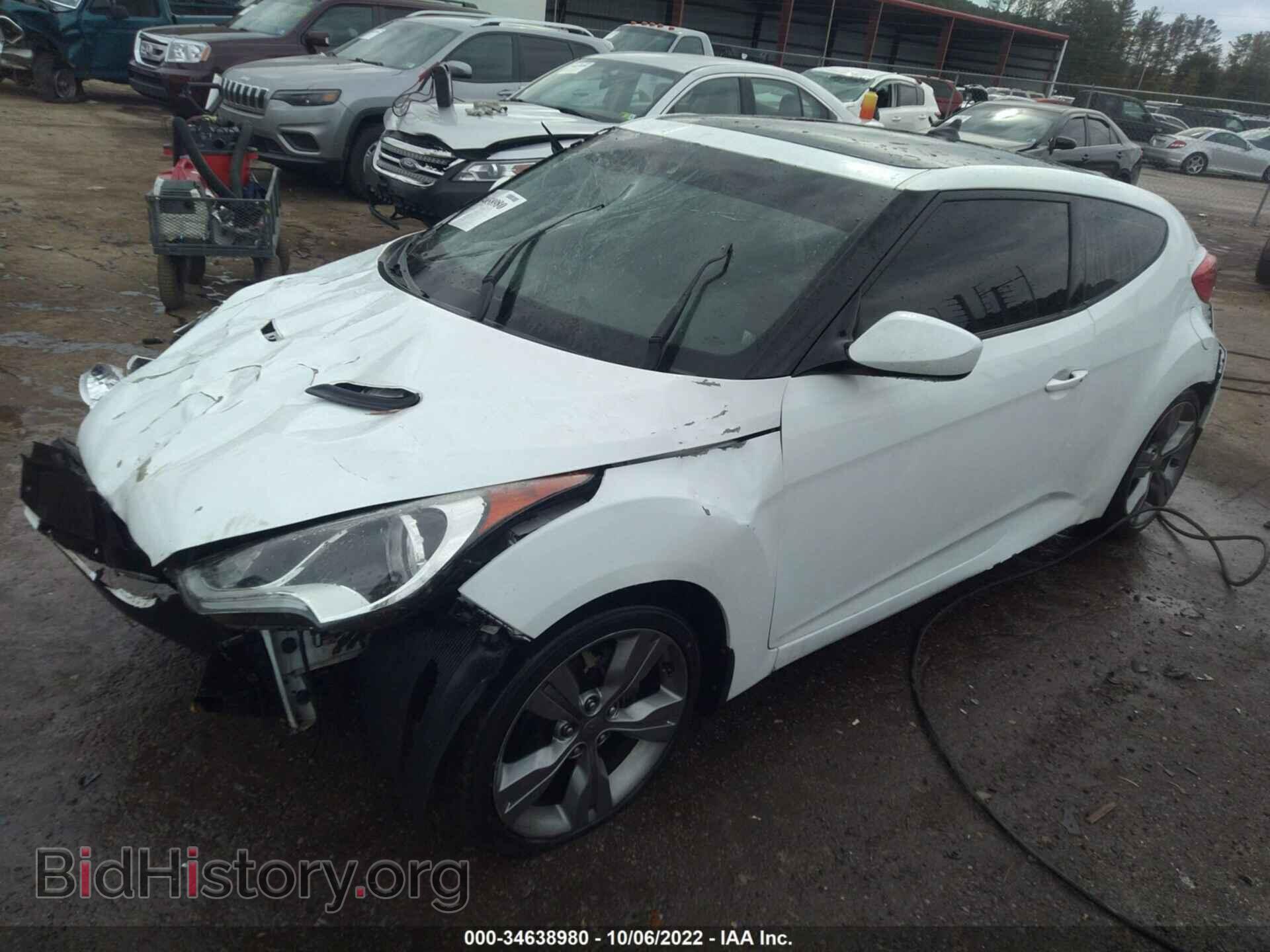 2012 HYUNDAI VELOSTER - VIN: KMHTC6AD3CU076443 - Фото 2