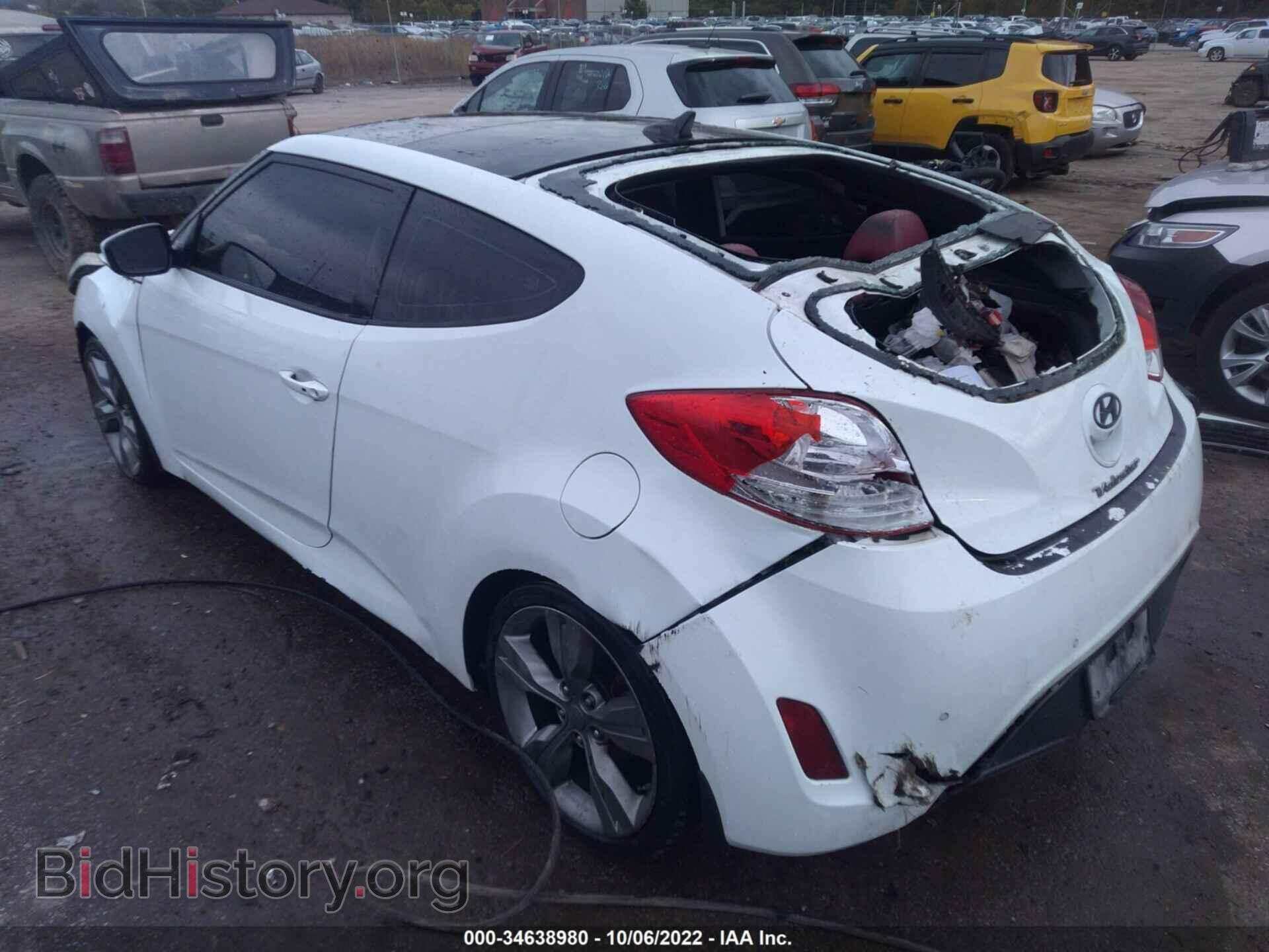2012 HYUNDAI VELOSTER - VIN: KMHTC6AD3CU076443 - Фото 3