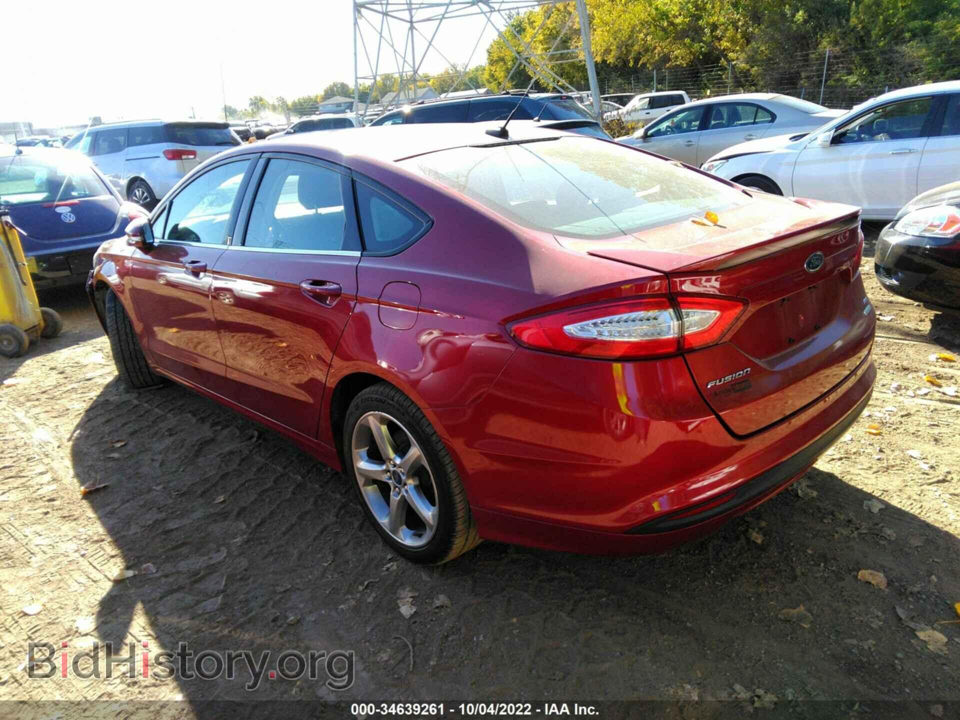 2013 FORD FUSION - VIN: 3FA6P0HR9DR147695 - Фото 3