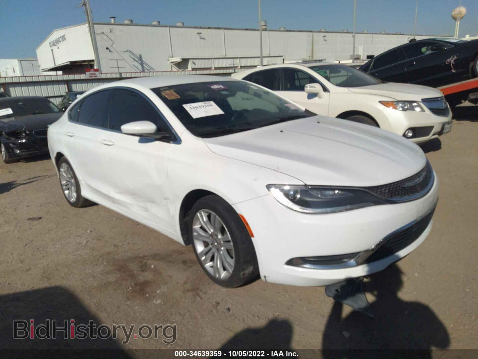 Фотография 1C3CCCAB7GN134320 - CHRYSLER 200 2016