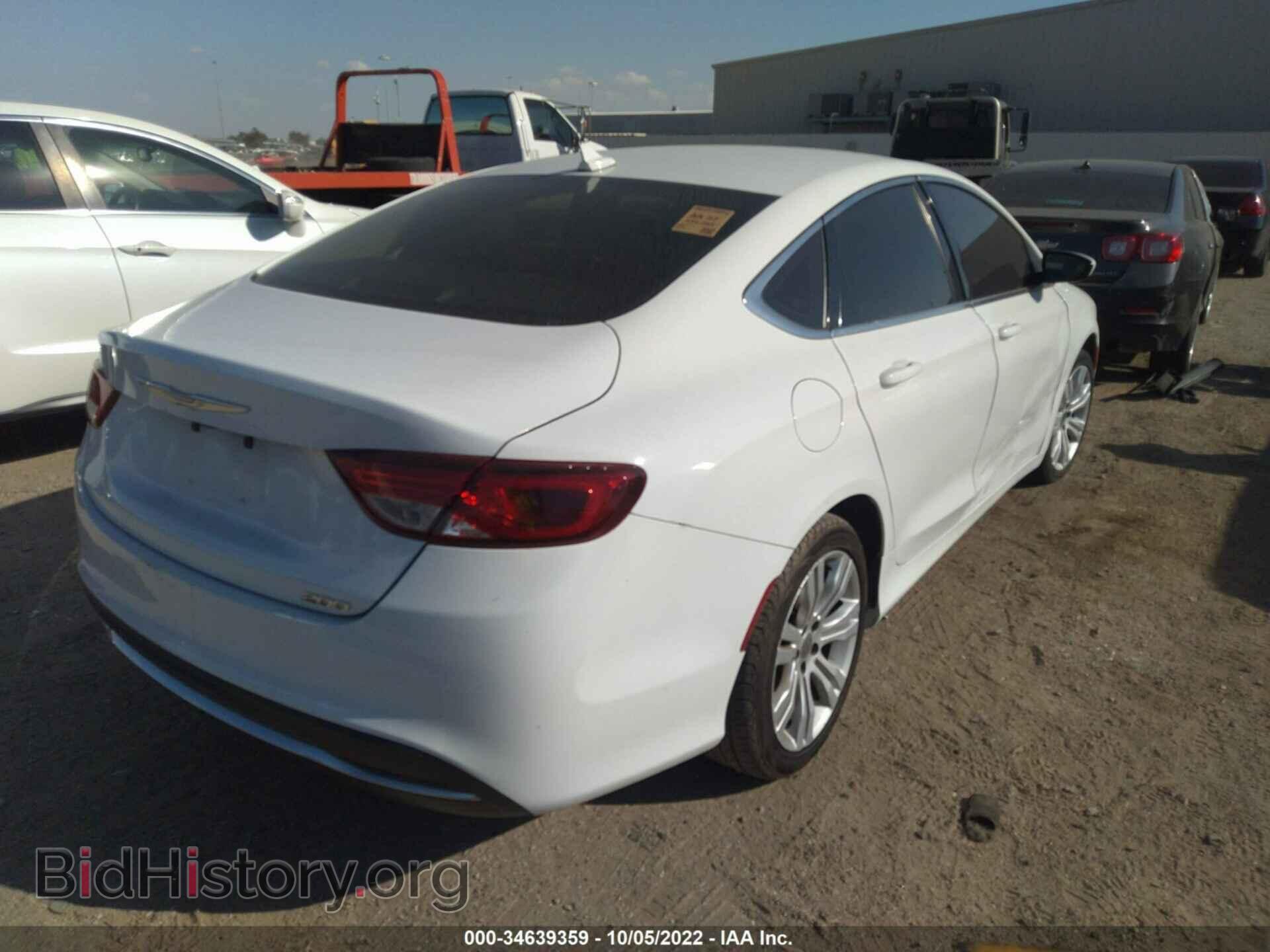 2016 CHRYSLER 200 - VIN: 1C3CCCAB7GN134320 - Фото 4