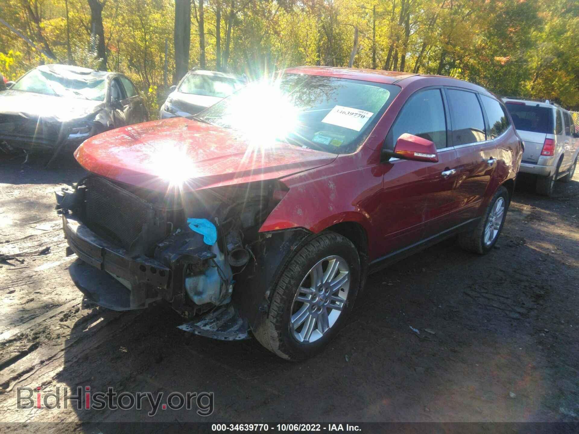 2014 CHEVROLET TRAVERSE - VIN: 1GNKVGKD4EJ308056 - Фото 2